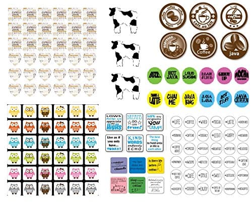 Cruzin Cap Sip Hole Cover, 7 Pkgs of 250 Caps Each, "TopSeller Assortment", 1750 total