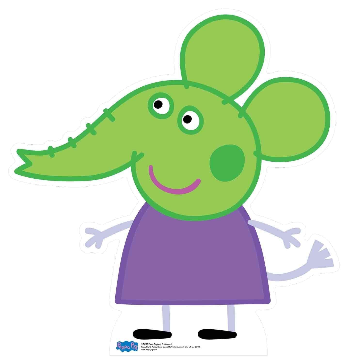 Official Star Cutouts Emily Elephant (Peppa Pig Party Halloween) Cardboard Cutout 75cm Tall