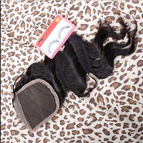 Hot-Selling DaJun Free Part Lace Front Closure 4"4" Brazilian Virgin Human Hair Body Wave Natural Colour With Gift (trademark:DaJun)