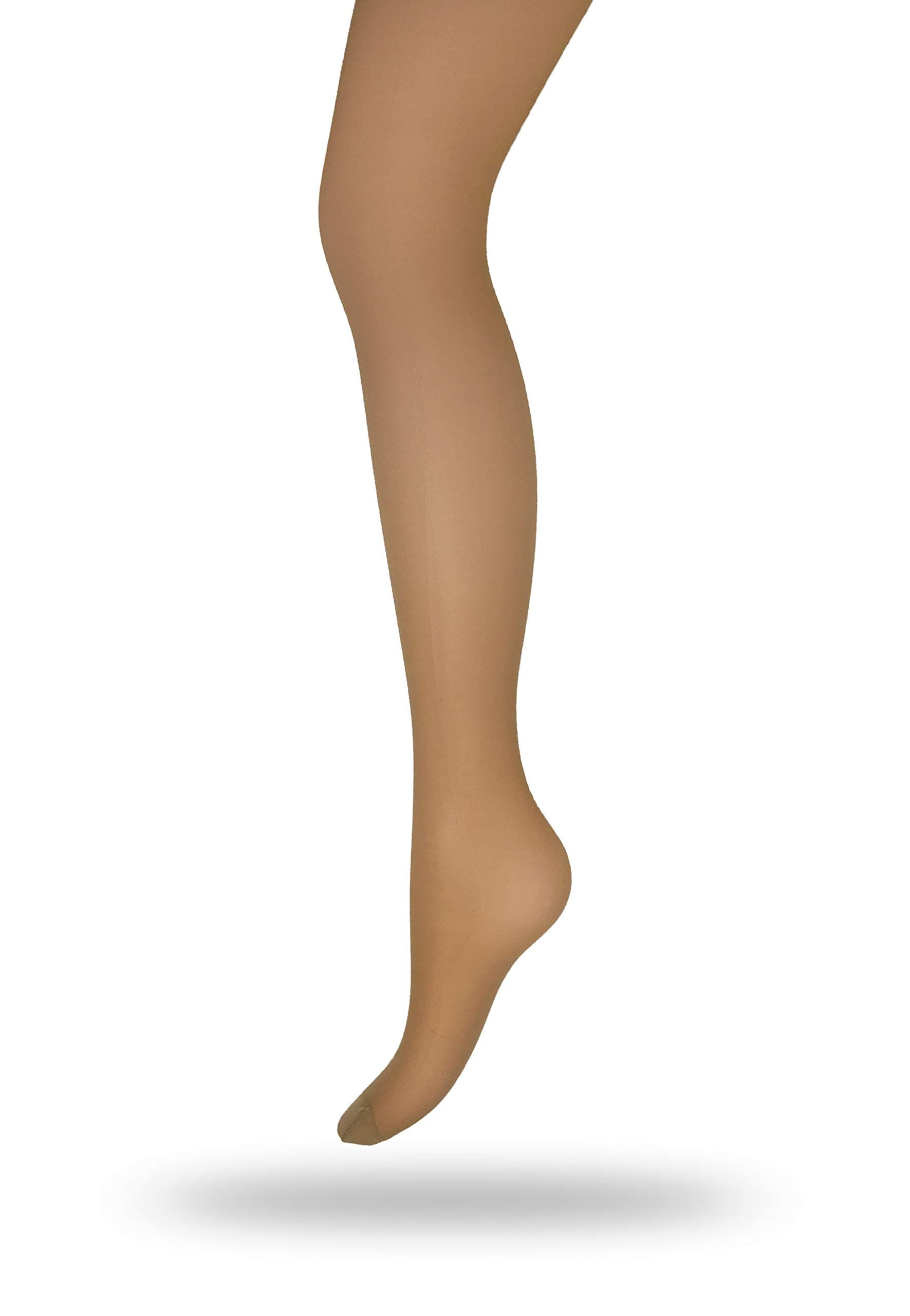 Eedor Women's 3 Pack Silky Non-Control Top Sheer Pantyhose