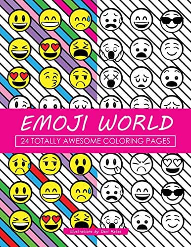 Emoji World: 24 Totally Awesome Coloring Pages (Emoji Coloring) Paperback
