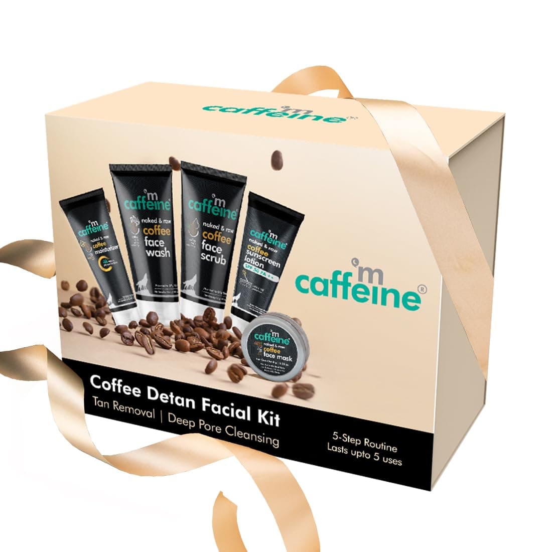 mCaffeine Coffee Detan Facial Travel Kit | Gift for Birthday and Anniversary ...