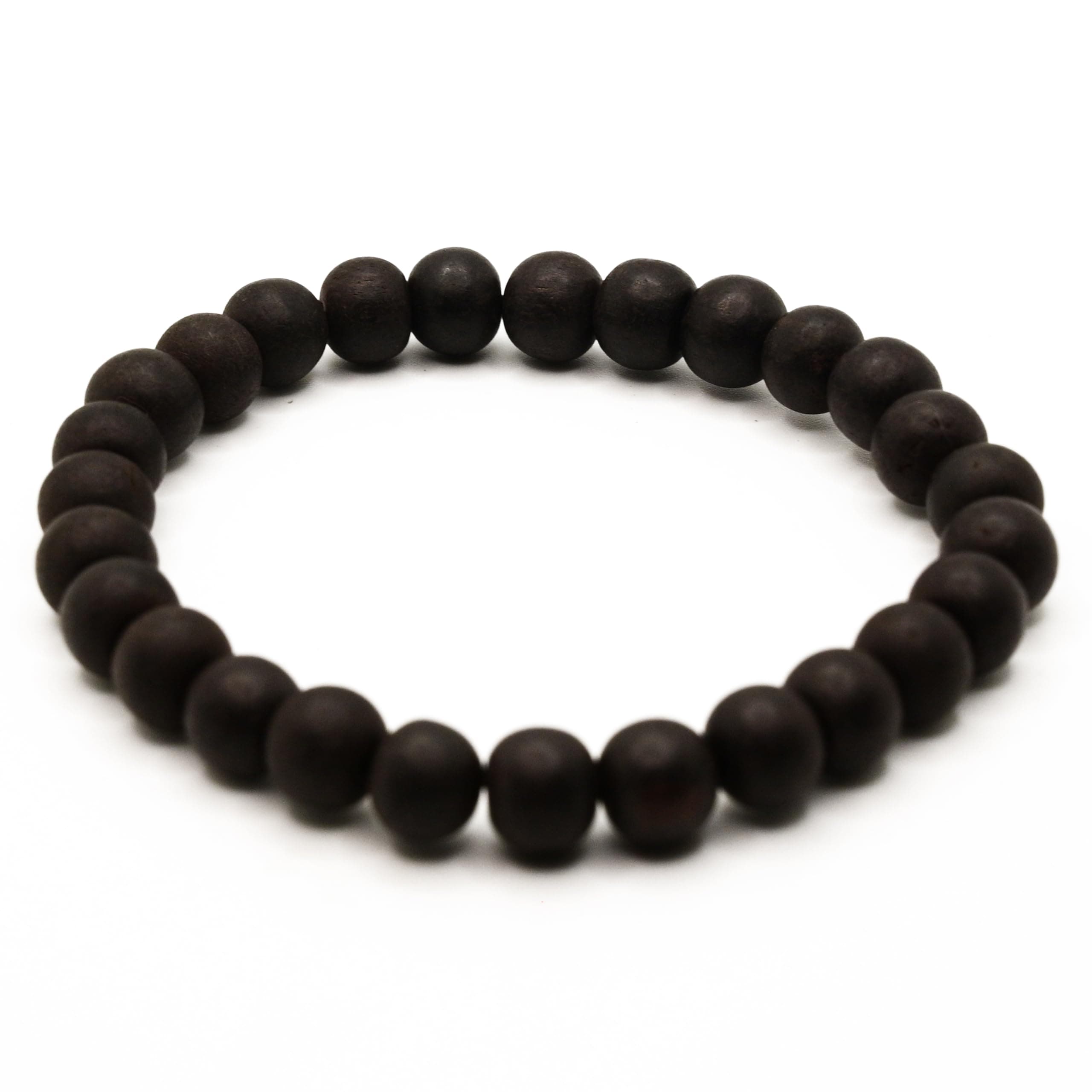 Karungali Bracelet 8MM – Original Ebony Wood Spiritual Bracelet for Men & Women | B27 Natural Energy Healing Beads | Meditation, Protection & Positive Energy Wrist Mala | 100% Natural