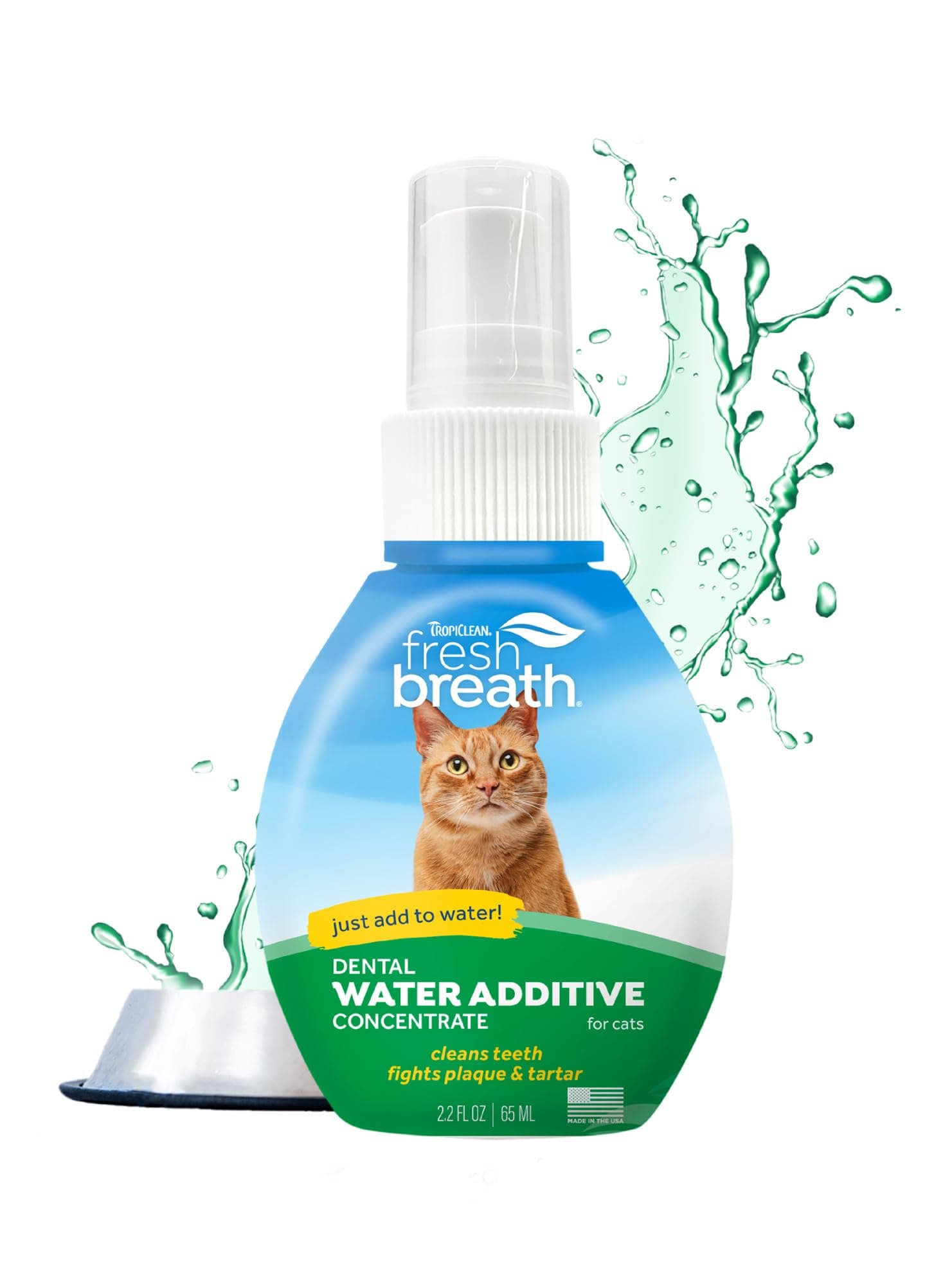 Fresh Breath Oral Care Drops for Cats - 2.2oz