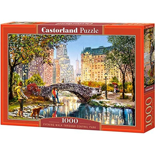 Scenic Puzzles for Adults – 1000 Piece Puzzles - City Puzzle - Central Park - New York Puzzle - Sunset Puzzles for Adults