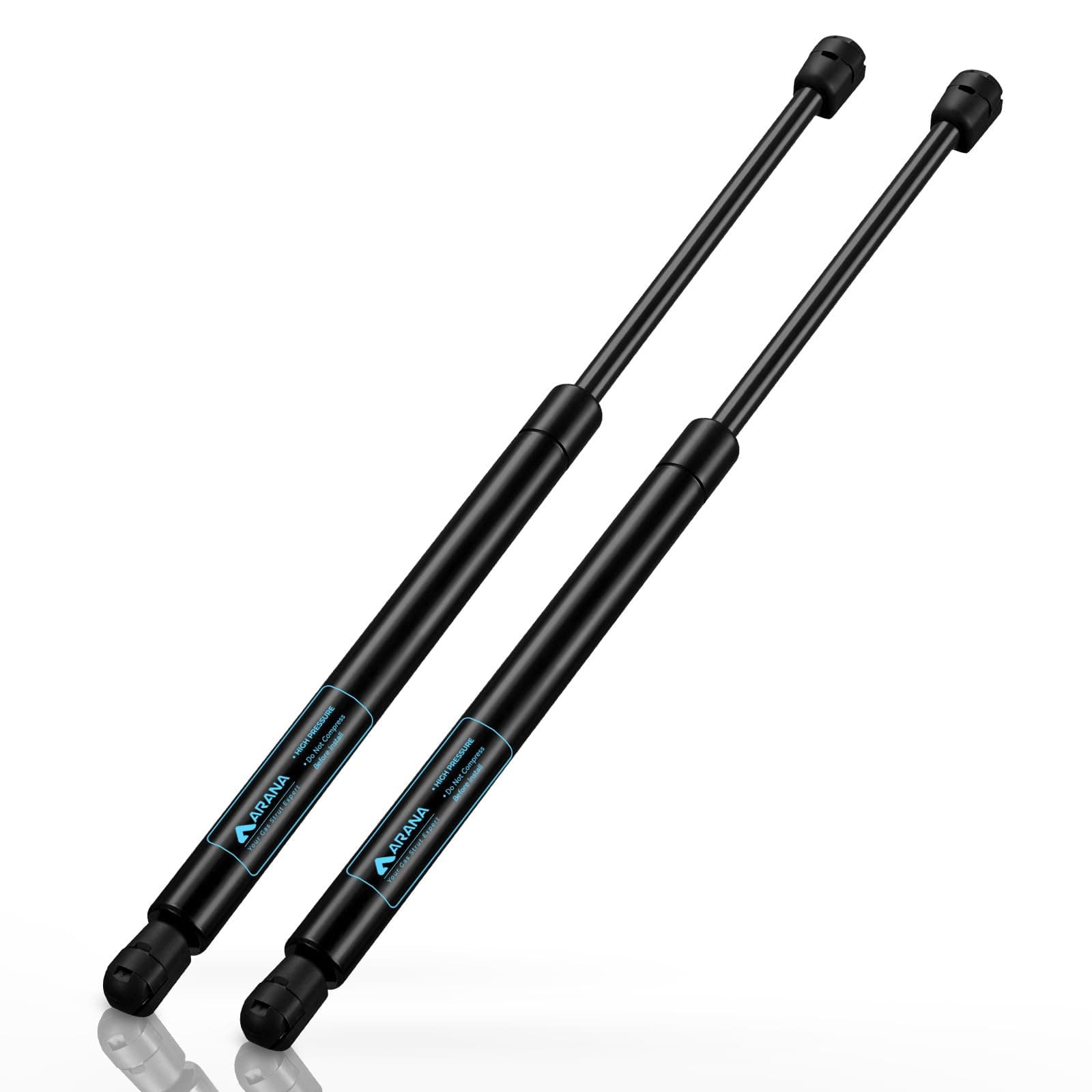 C1608054 20" Gas Prop Spring Strut 20 inch 100 Lb Per Shock C16-08054 for Camper Shell RV Bed Tonneau Cover Storage Box Basement Door Floor Hatch Window Lift Struts (Applicable Lid Weight 85-110LBs)