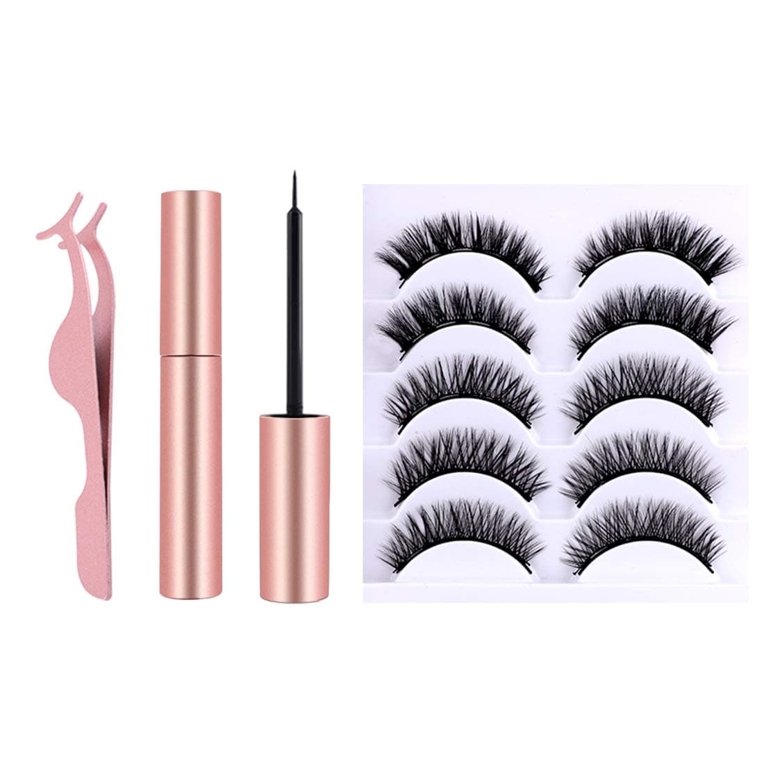 Magnetic Eyelashes, Magnetic Eyeliner ,Waterproof Smooth Liquid Eye Liner Eyeliner and Natural Look ,For Use With Magnetic False Eyelashes