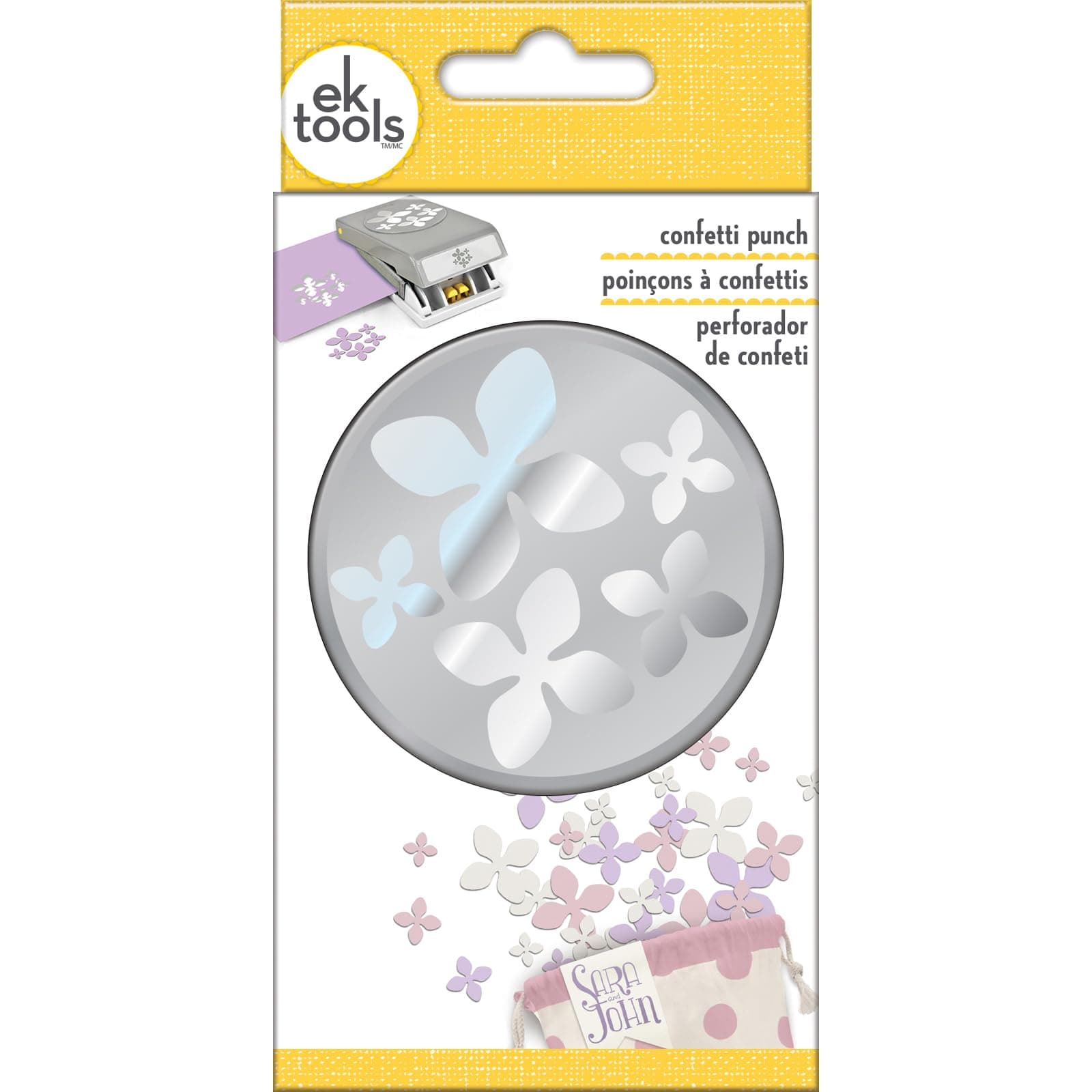EK Tools 54-30328 PSN L CONFETTI HYDRANGEA