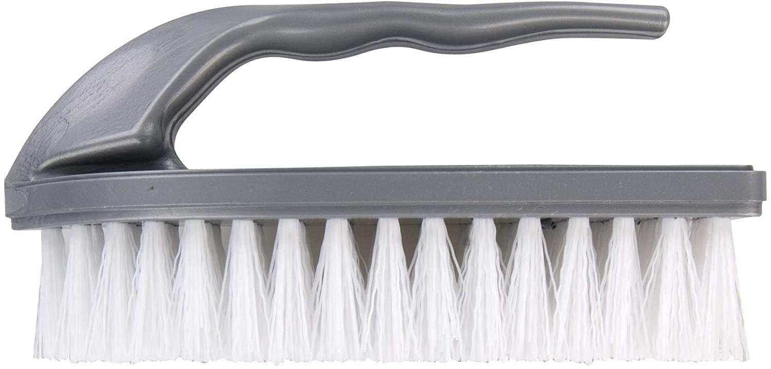 Elliotts Iron Shaped Scrubbing Brush with Handle
