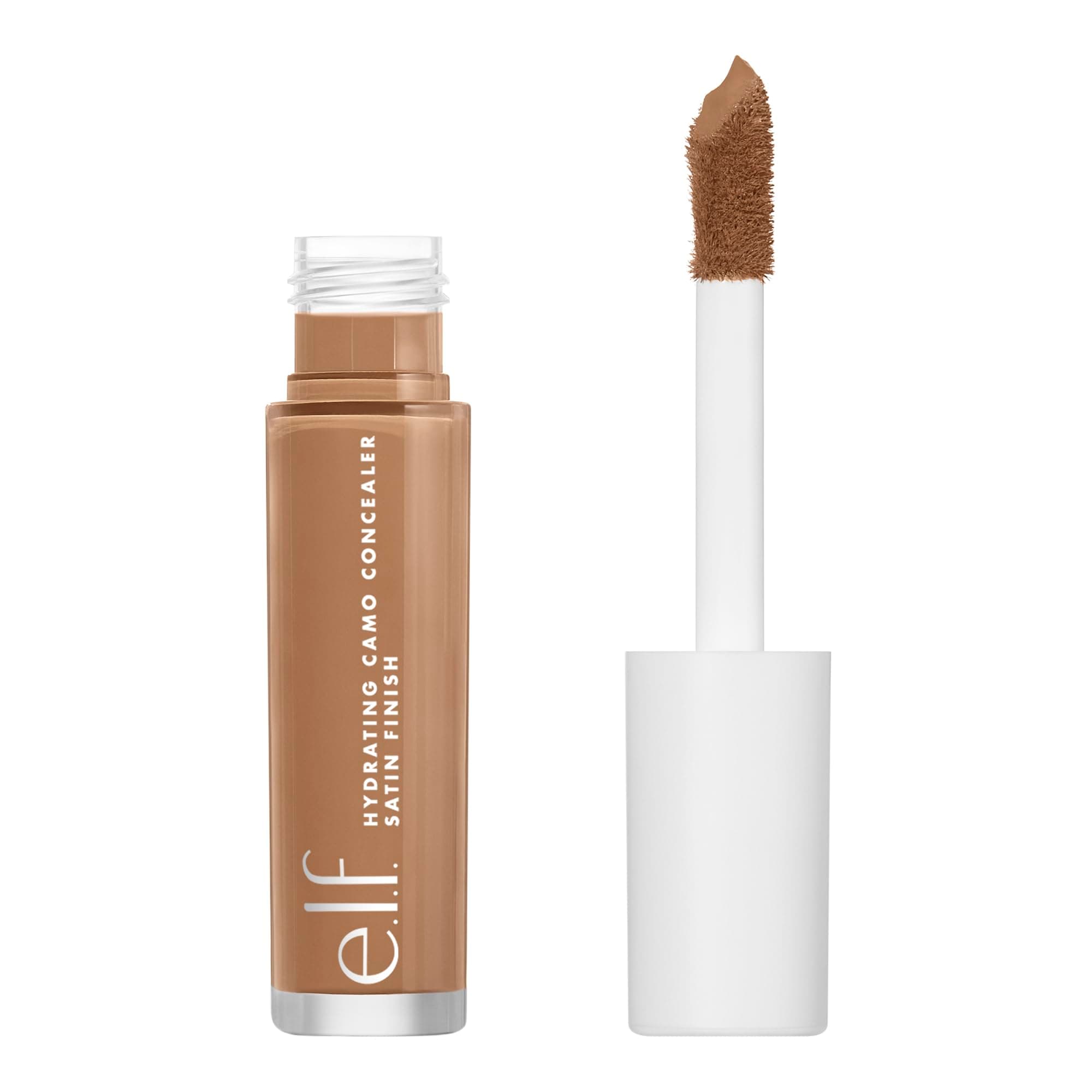 e.l.f. Hydrating Camo Concealer, Satin Finish, Conceals, Corrects & Highlights, Tan Neutral, 0.203 Fl Oz (6mL)