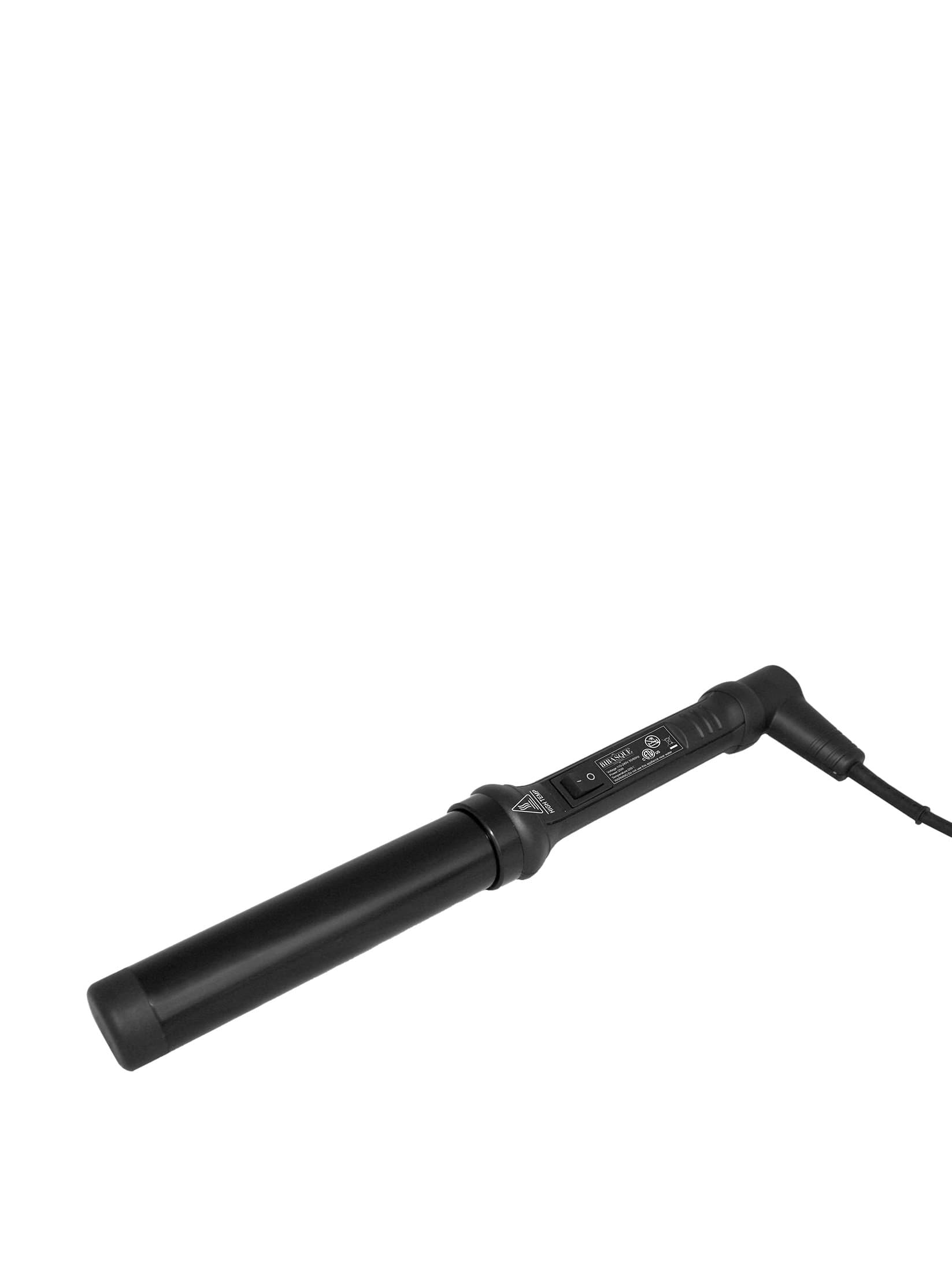 BIBASQUE Rouleaux 1.25" (32mm) Black Tourmaline Clipless Curling Iron Cool Tip
