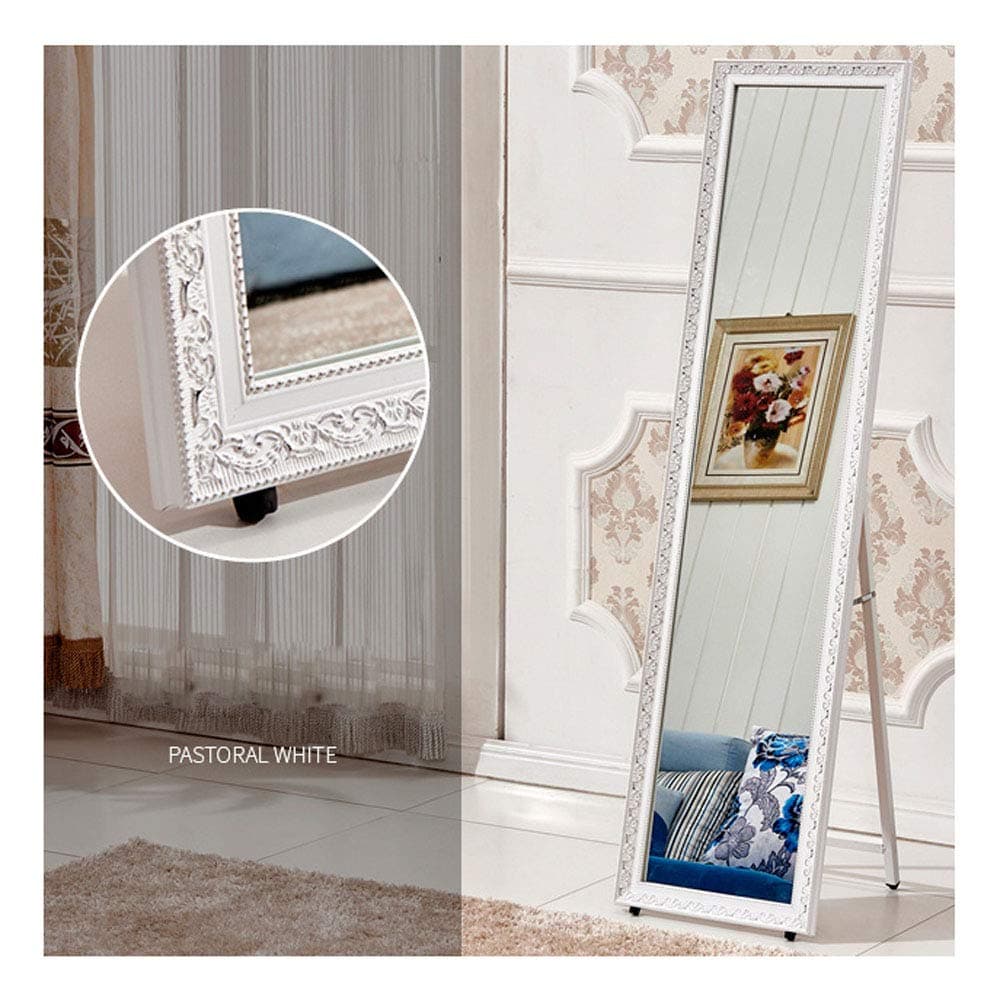 Ecentaur Floor Mirror Full Length Mirrors Free Standing Mirrors Rectangular Frame Mirror for Bedroom Bathroom Living Room Furniture Décor