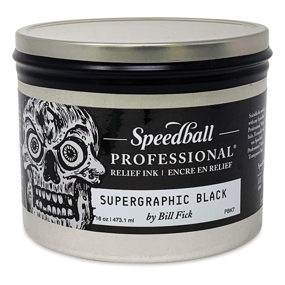 Speedball Professional Relief Ink Supergraphic Black 16OZ