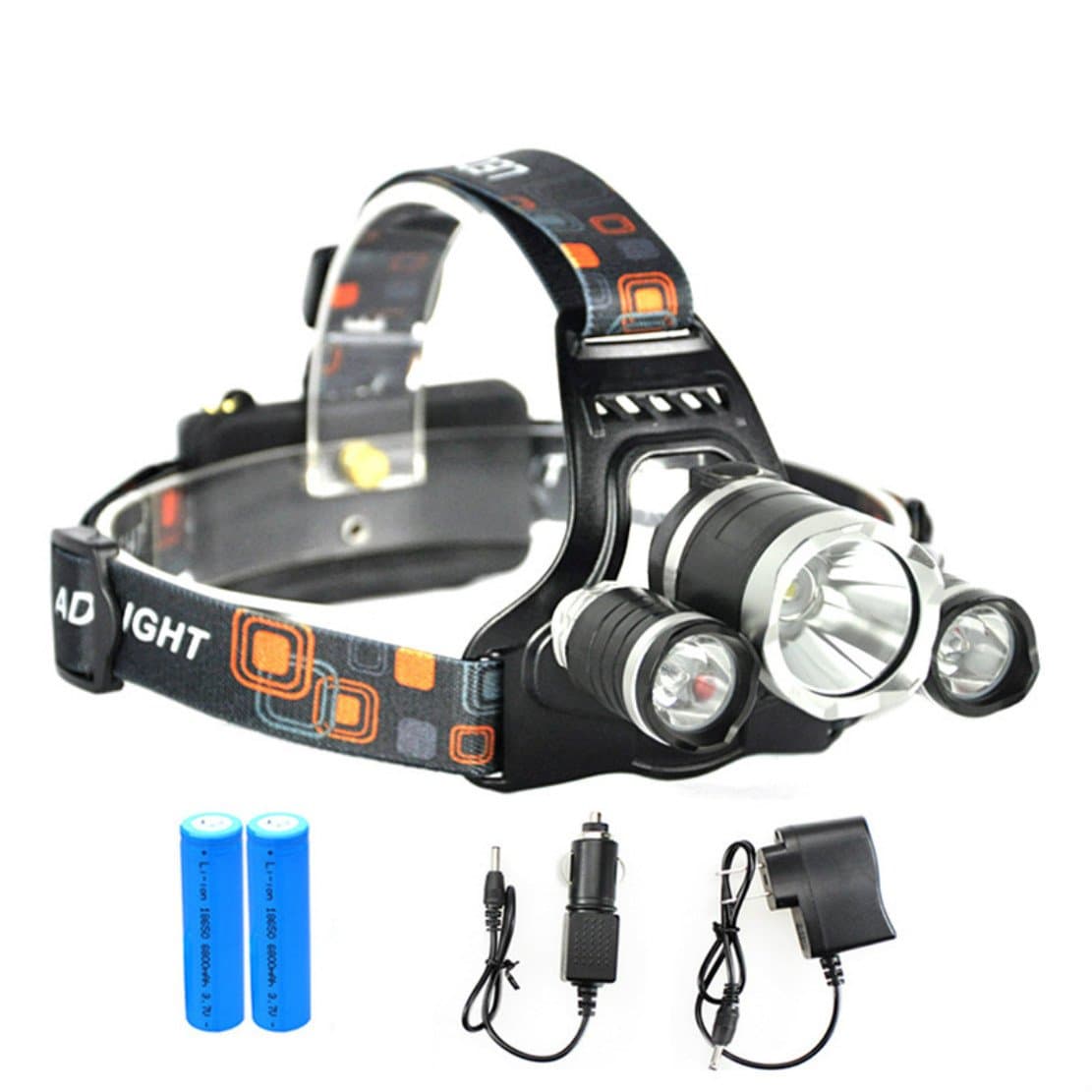 LED Head Lamp Mia Nbaoshu Super Bright White 4000 Lumens Waterproof Headlight Headlamp 3XPE Ideal for Night Reading, Camping, Fishing, Adventure Den Research, Mountain Climbing, Cycling, etc.