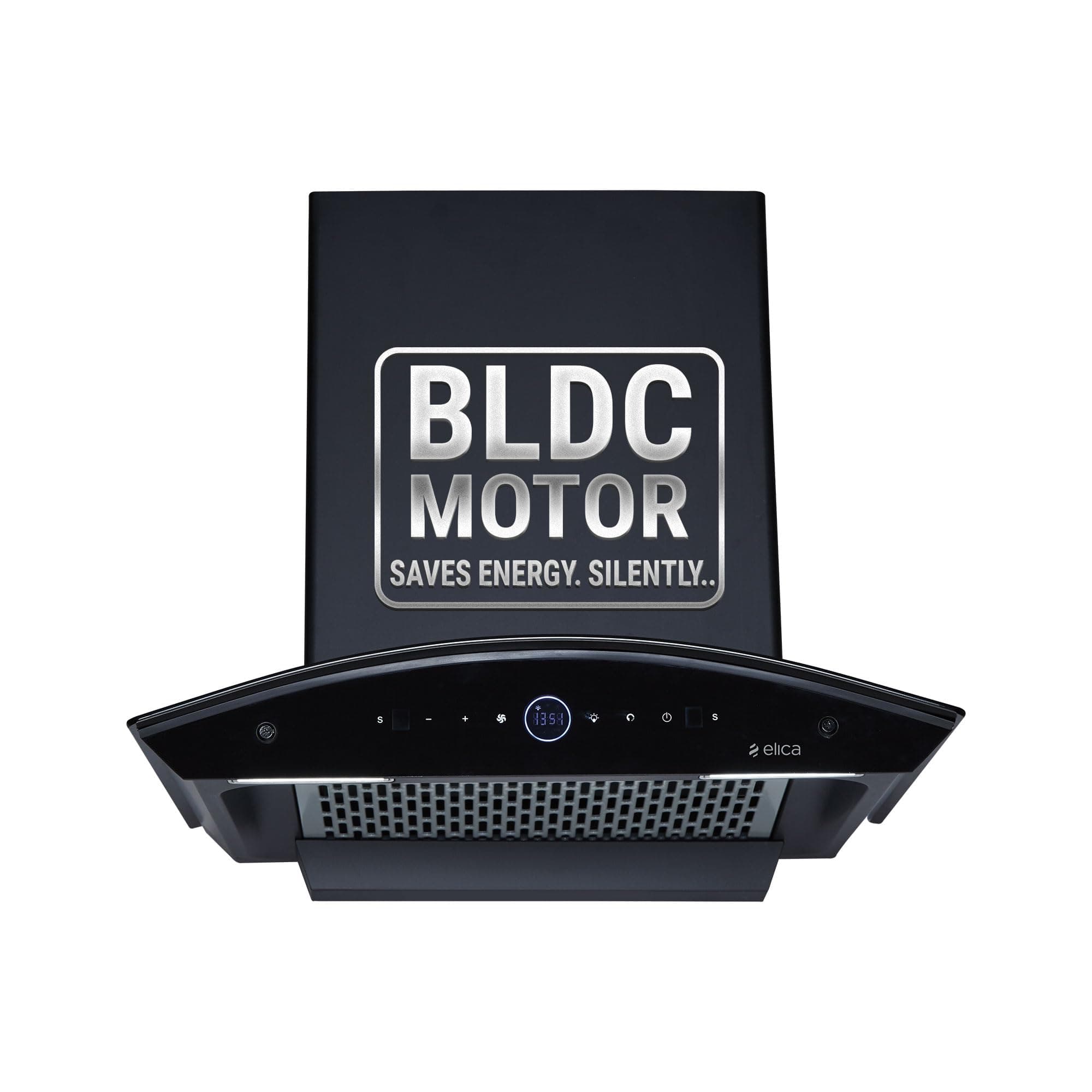 60cm 1600 m3/hr BLDC Filterless Autoclean Kitchen Chimney with 15 Years Motor & 5 Years Comprehensive Warranty | PRO PLUS FL BLDC HAC LTW 60 MS NERO | Black| Touch Control with Round RPM Display