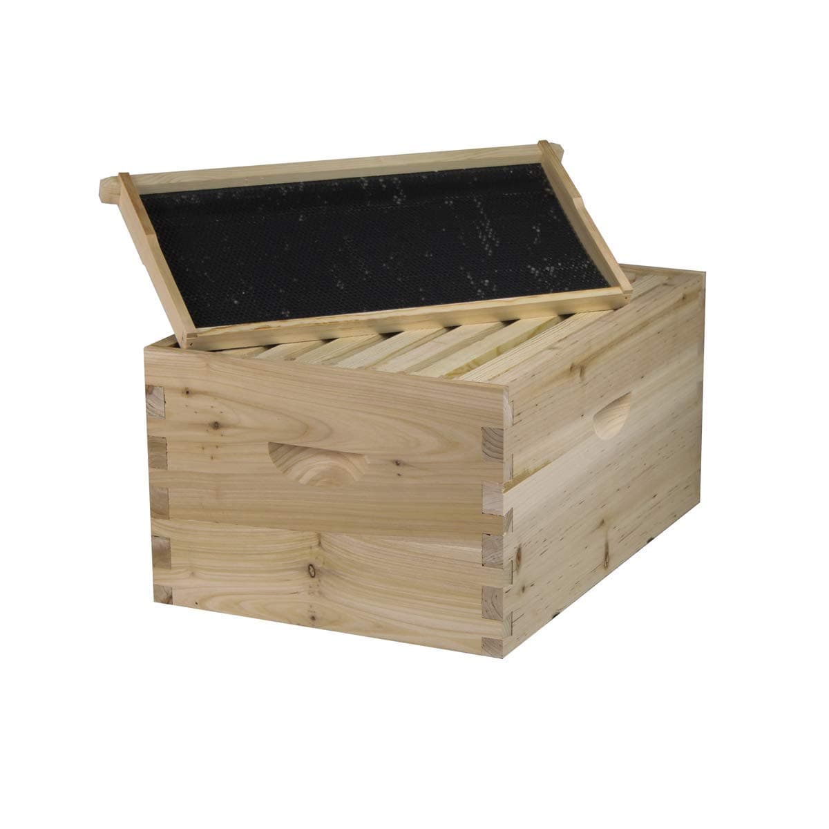 NuBee 8 Frame Deep Brood Box with Frames & Foundations (Unassembled)