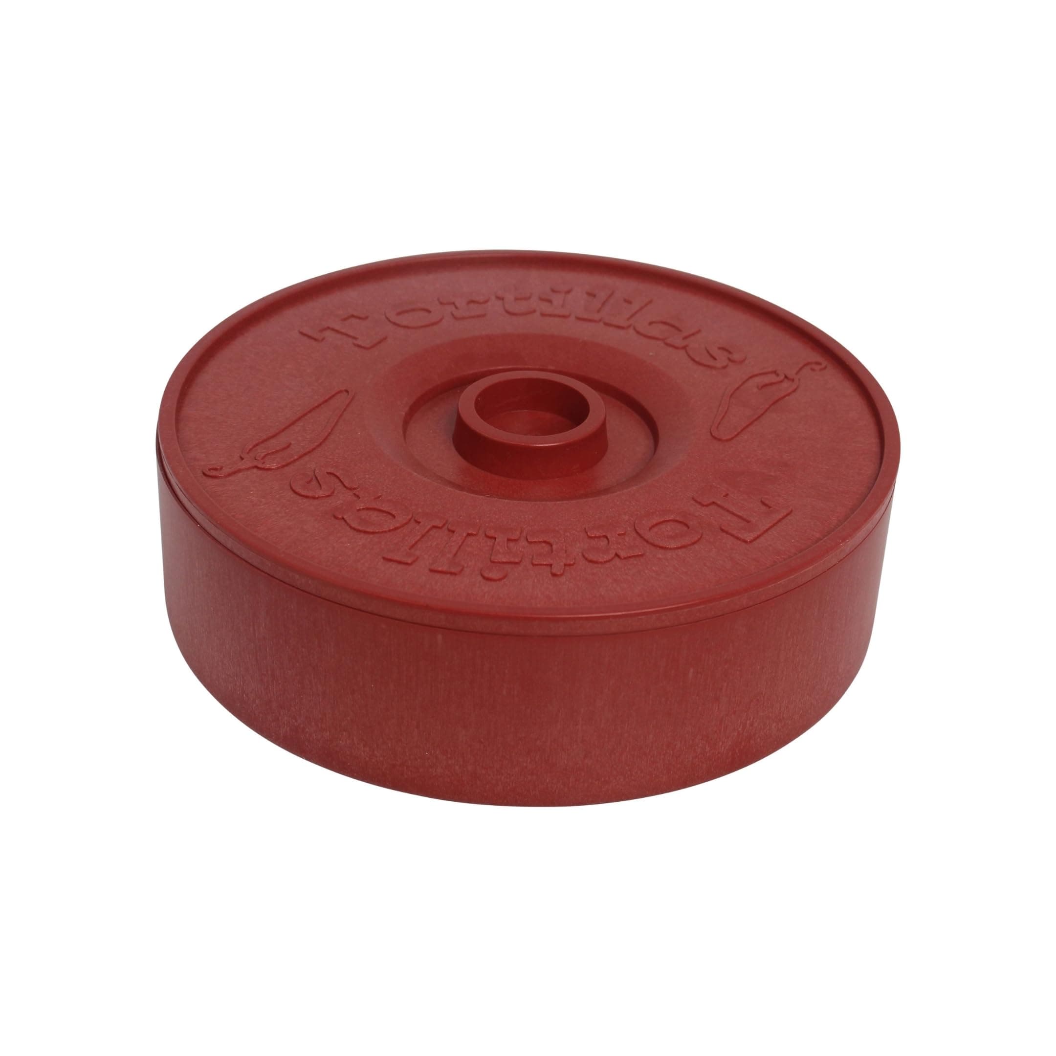 IMUSA 8-Inch Tortilla Warmer with Lid, Plastic Terracotta – Microwave Safe Tortilla & Pancake Keeper, Traditional Mexican Server