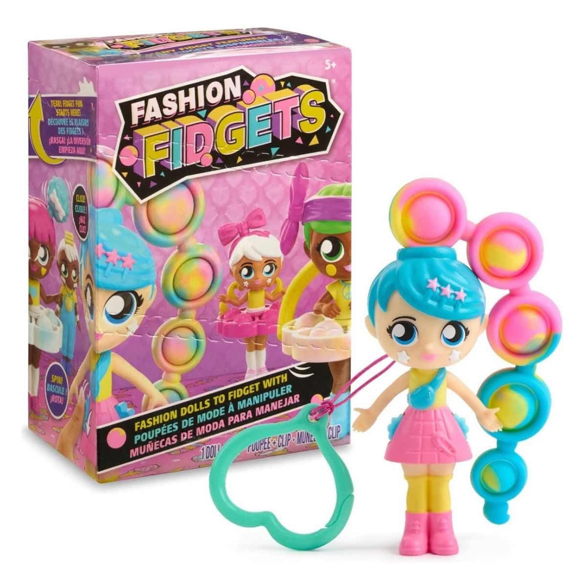 Sensory Toy Dolls – Push Pop Fidget Toy Includes 1 Mystery Doll – Anxiety and Stress Relief for Kids