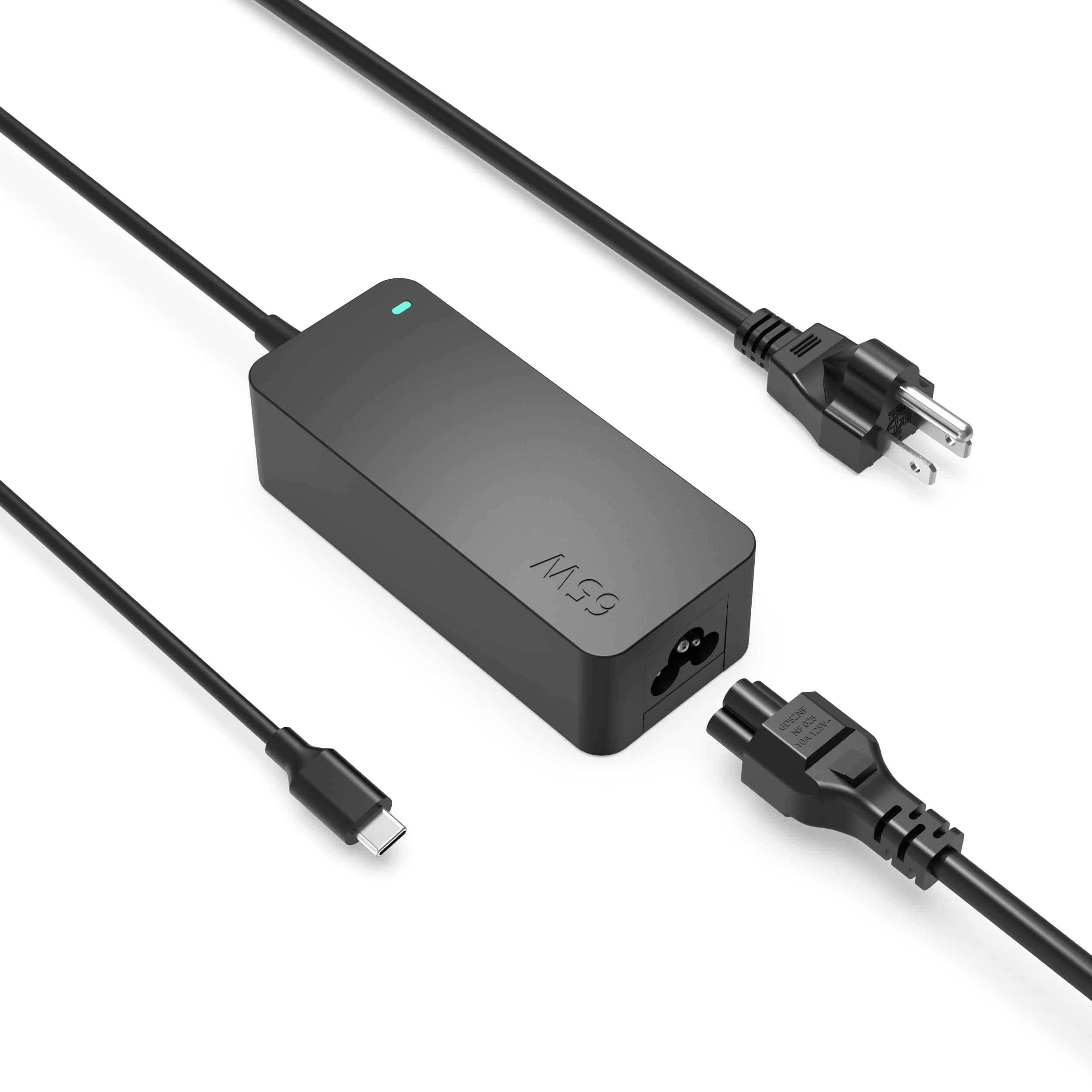 USB-C Charger Fit for Lenovo ThinkPad X1 Carbon, Yoga, Nano, Fold 16, Titanium, 2-in-1 Gen 13 12 11 10 9 8 7 6 5 4 3 2 1, 65W, 45W