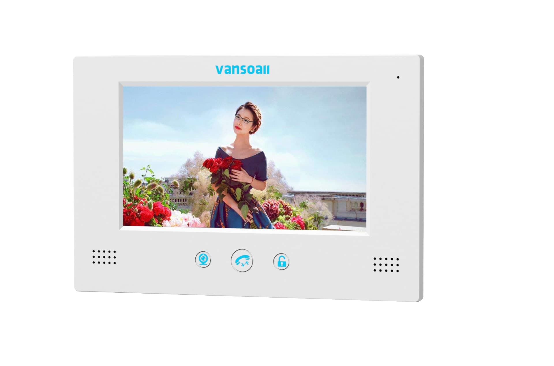 Video Door Phone Wired Video Intercom System 7-inch Color Monitor