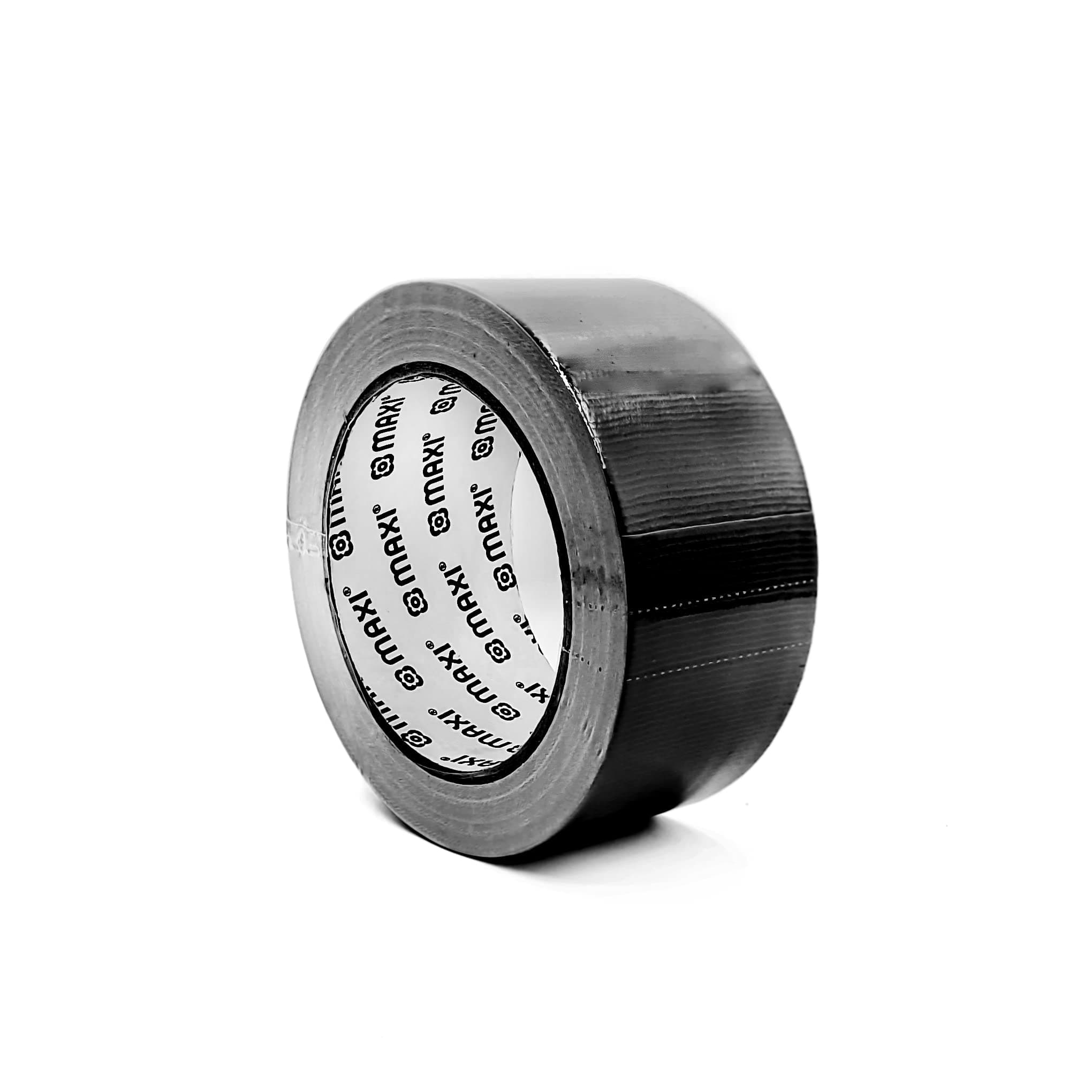 48Mm X 25Yds Duct Tape Black,Waterproof Strong Adhesive Tape for Patching, Sealing, Securing Cables and Labelling, Heavy Duty Tape for Indoor & Outdoor Use