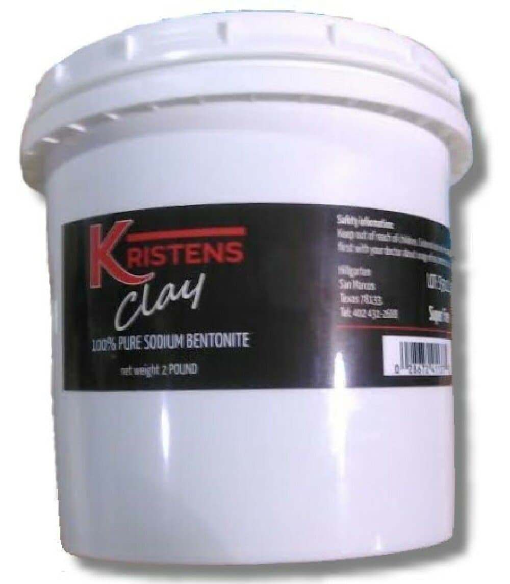 Kristens Clay - 100% Pure Sodium Bentonite (2 Pound)