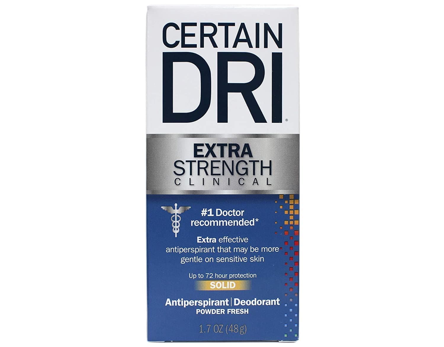 DSE Certain Dri Antiperspirant Solid for Excessive Perspiration-1.7 oz