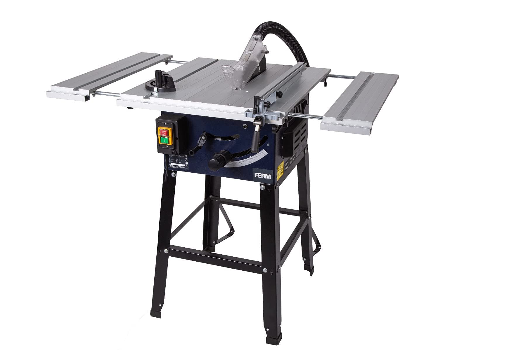 FERM TSM1033 FERM TSM1033 Table Saw / Woodworking bench, 1800W - 250mm TCT saw blade (T40),, 0 W, 240 V, Black/ blue
