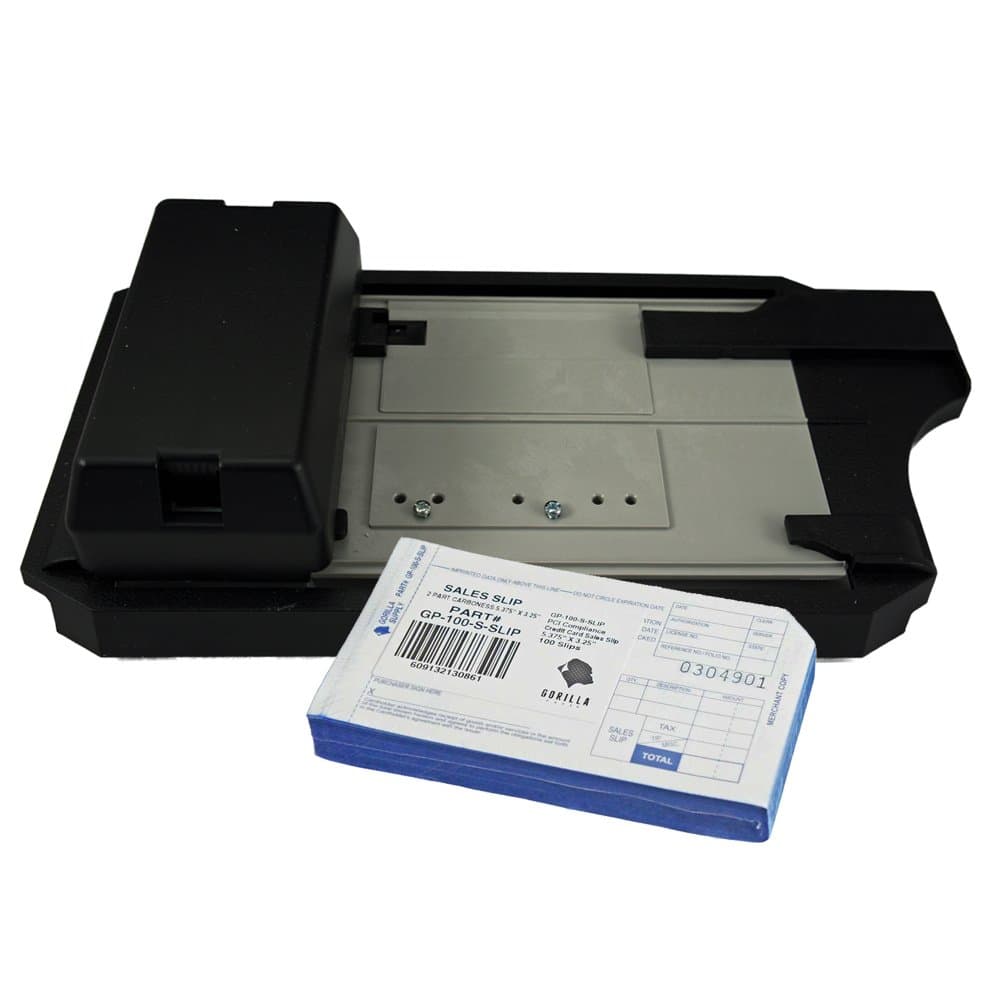 Bartizan 4850 Credit Card Imprinter (with 100 Short Sales Slips)