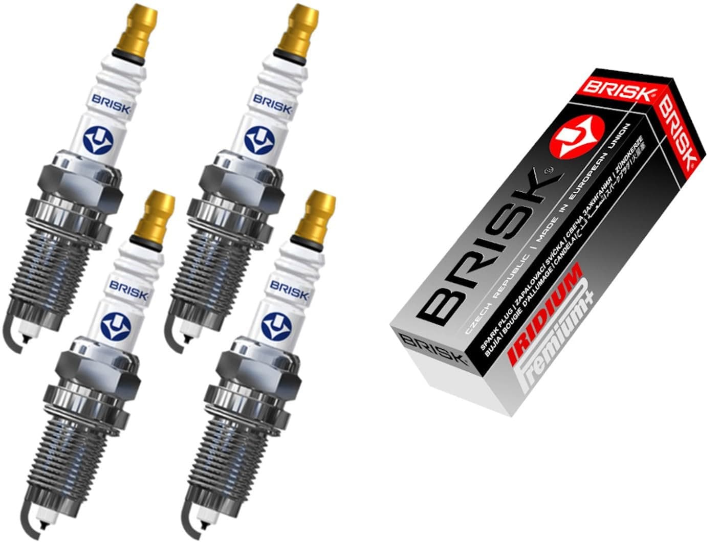 Brisk Iridium Premium+ Plus P3 1621 Spark plugs, 4 pieces