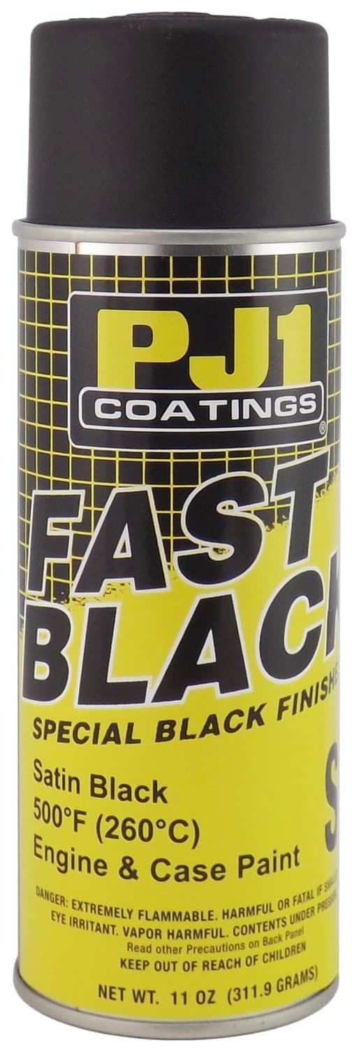 PJ1 16-SAT Fast Black Satin Paint - 400ml