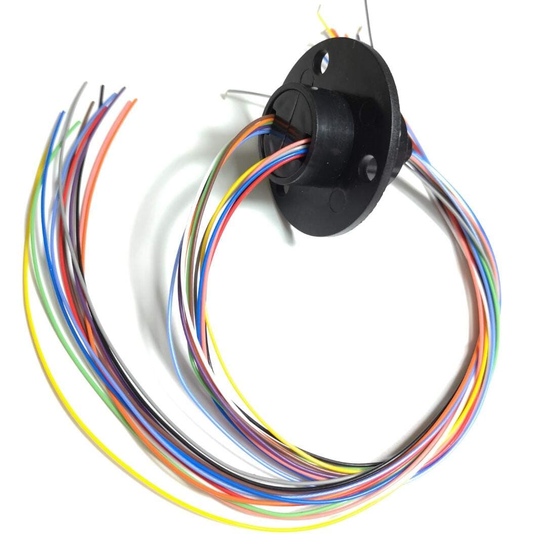 Taidacent High Speed Ball Conductive Slip Ring 12 Wire 2A Collector Ring Rotating Joint Rotary Connector Rotary Electrical Contact Commutator