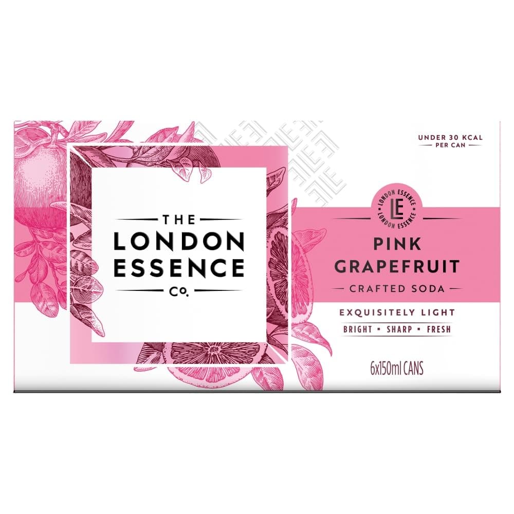 Pink Grapefruit Soda, 150 ml (Pack of 6)