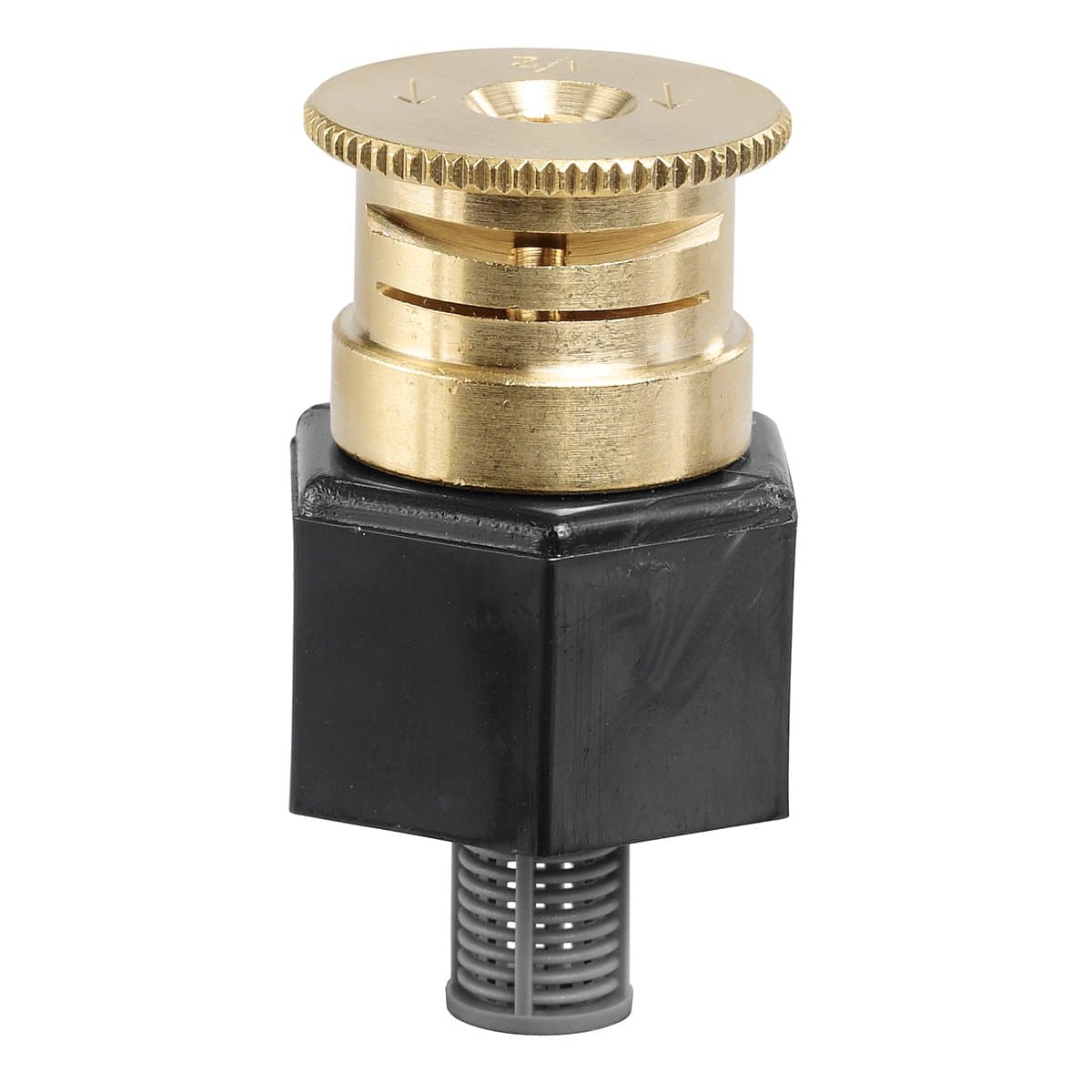 Orbit 54052 Shrub Head Sprinkler Adapter with Brass Half Pattern Spray Nozzle