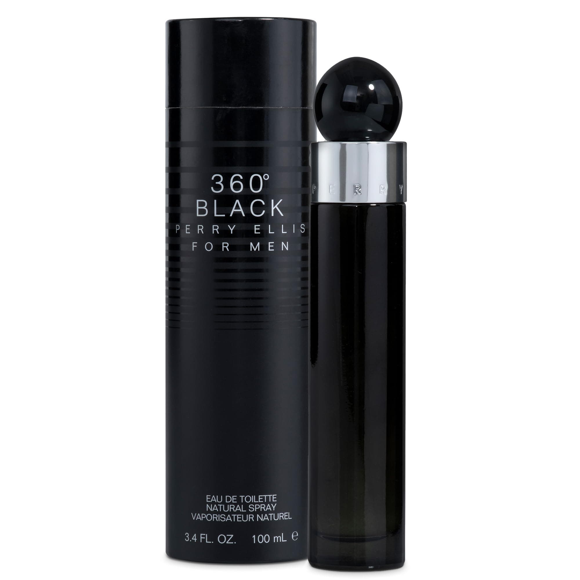 360 Black for Men, 3.4 oz EDT Spray