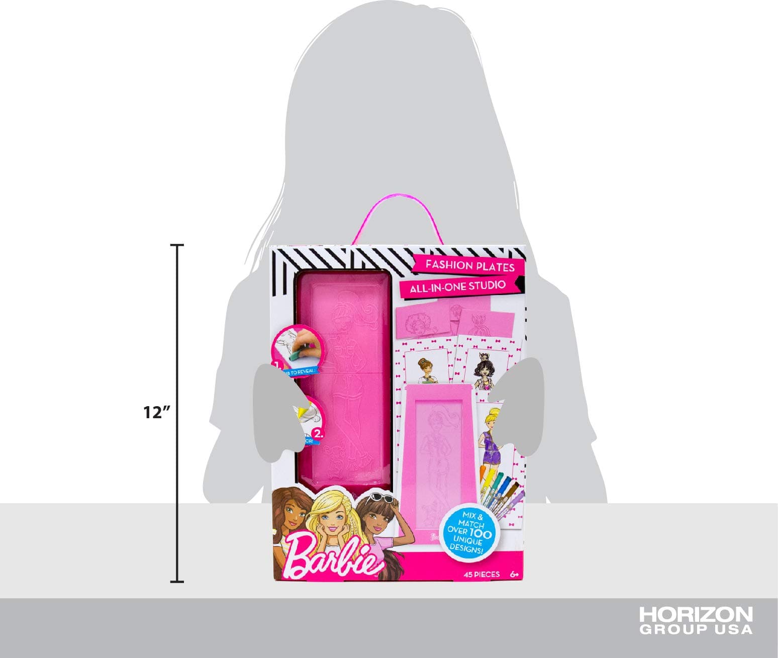 Barbie Fashion Plates All-in-One Studio by Horizon Group USA