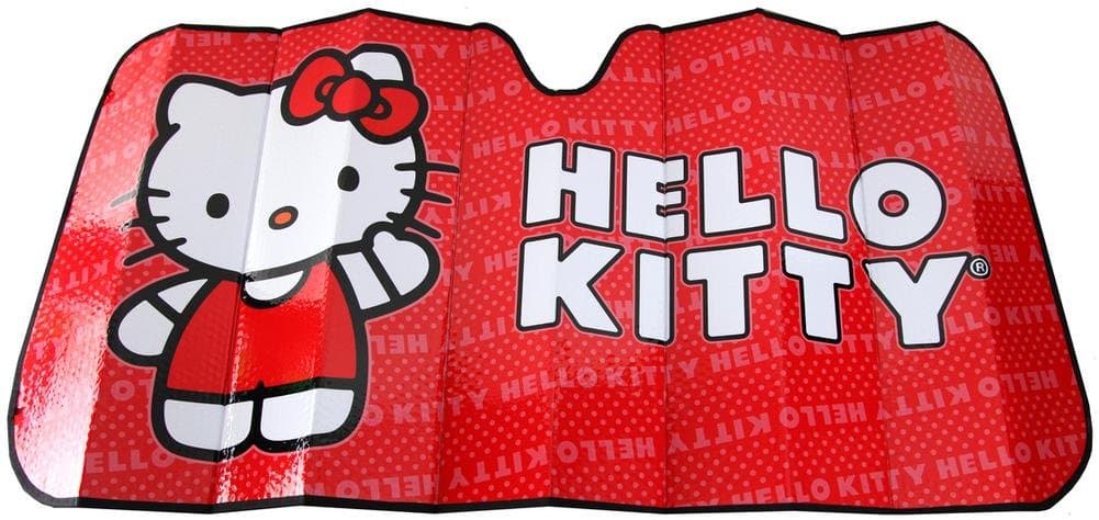 U.A.A. INC. Hello Kitty Core Universal Size Full Sunshade Car Sun Shade