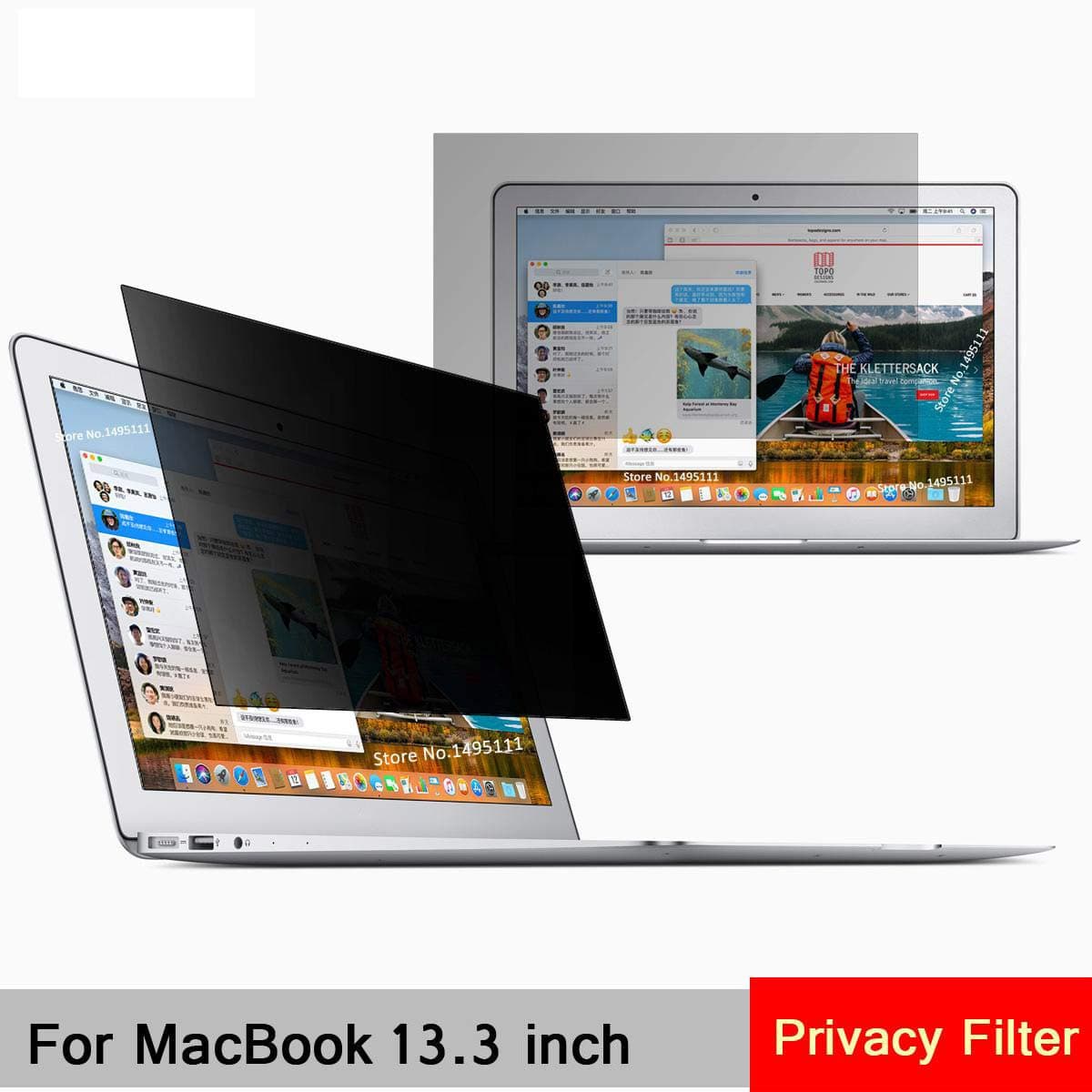 for MacBook Air 13.3 inch Privacy Filter Laptop Notebook Anti-Glare Screen Protector Protective Film
