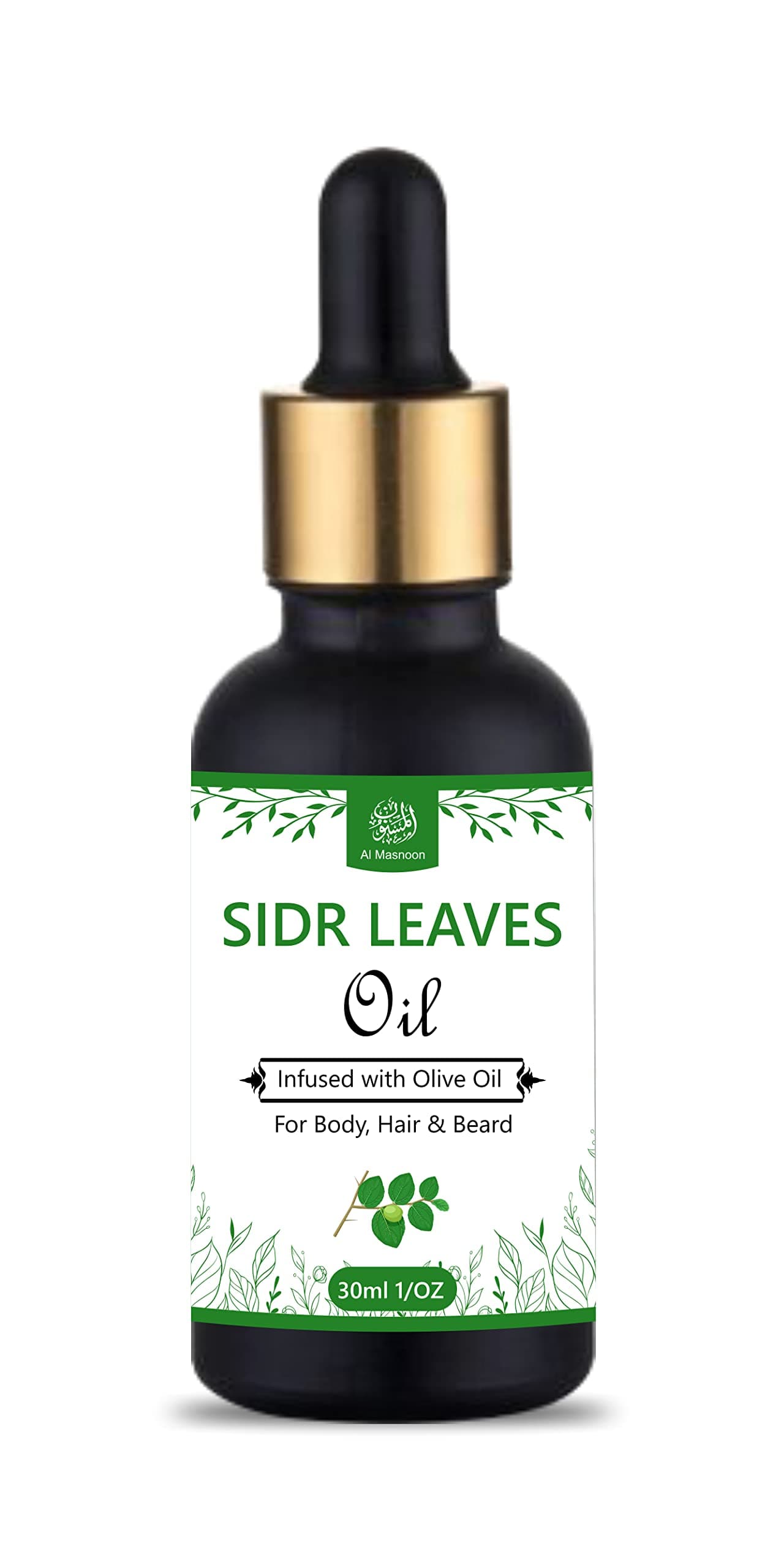 Sidr Leaves Oil/Sidr Leaves Infused with Olive oil/For Body, Hair & Beard/For Ruqaiya/ 30ml(pack of 1) No Chemical Added