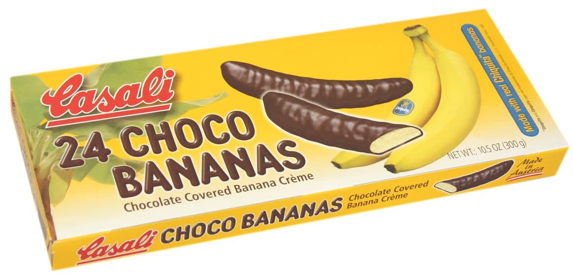 Chocolate Bananas, 10.58-Ounce Trays (Pack of 4)