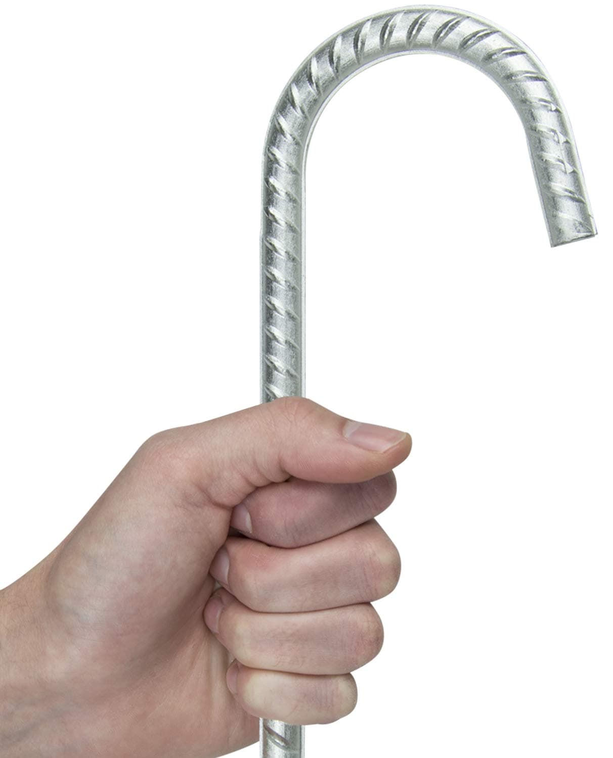 8 x Woodside Galvanised Heavy Duty Steel Ground Stakes/Anchorage Stakes/Tent Pegs – Suitable For Marquees, Gazebos, Trampolines, Bouncy Castles, Tents, Polytunnel Greenhouses