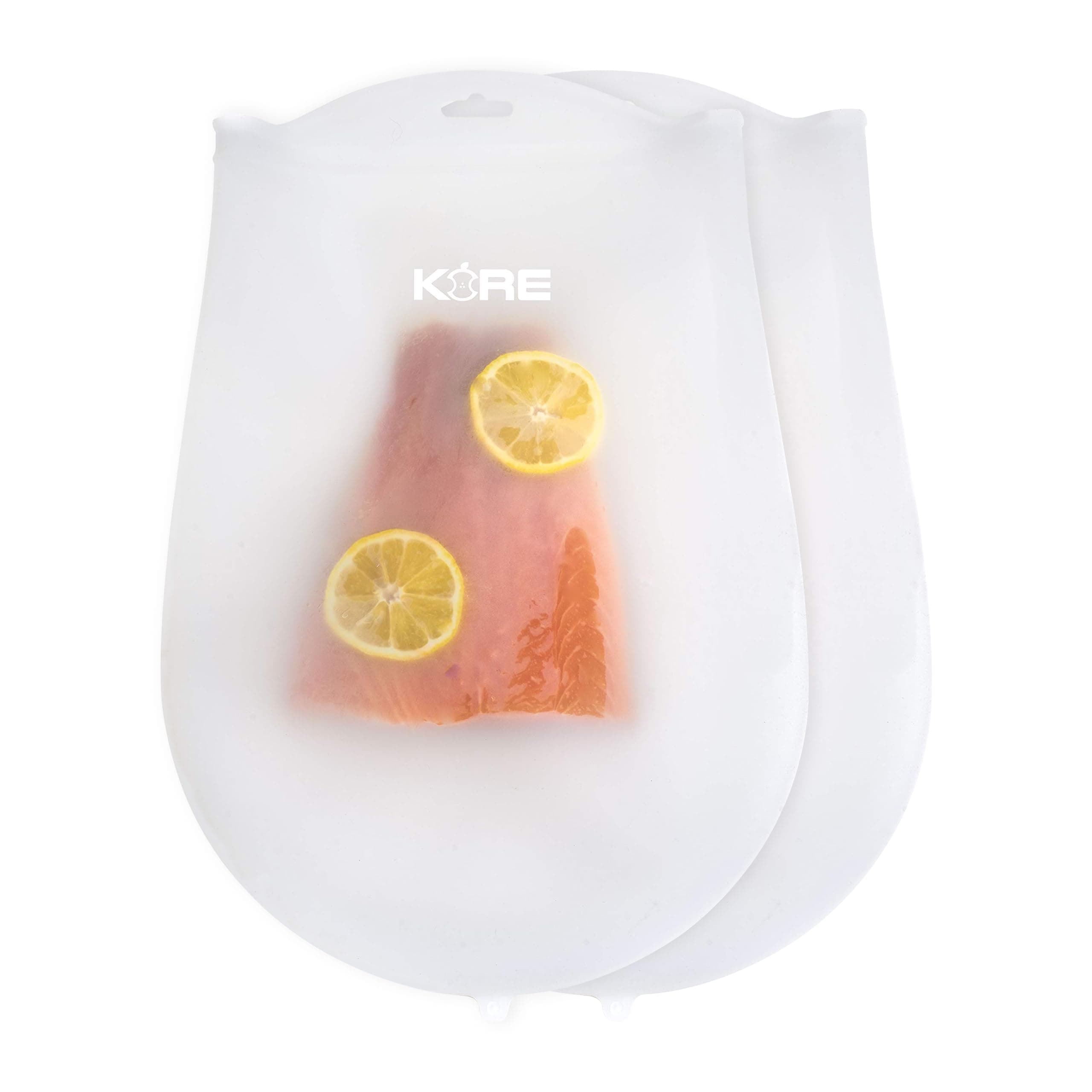 Revolutionize Sous Vide Cooking with AppleKoreLiving Sous Vide Reusable Silicone Bags | Extra Large BPA Free Set | Thinner and More Flexible than Other Reusable Vacuum Seal Bags