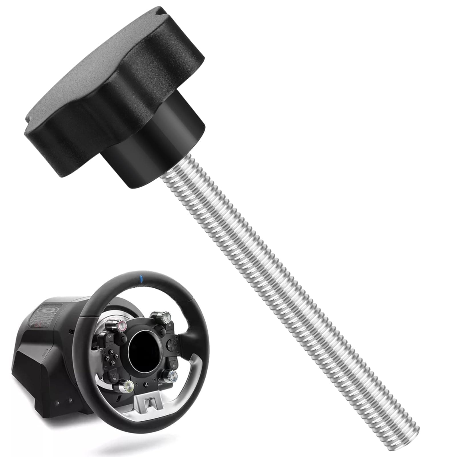 YIBEICO 100MM Clamp Screw Bolt for Thrustmaster T80 T100 T150 T300 T500 TMX TS-PC Fixation Steering Wheel