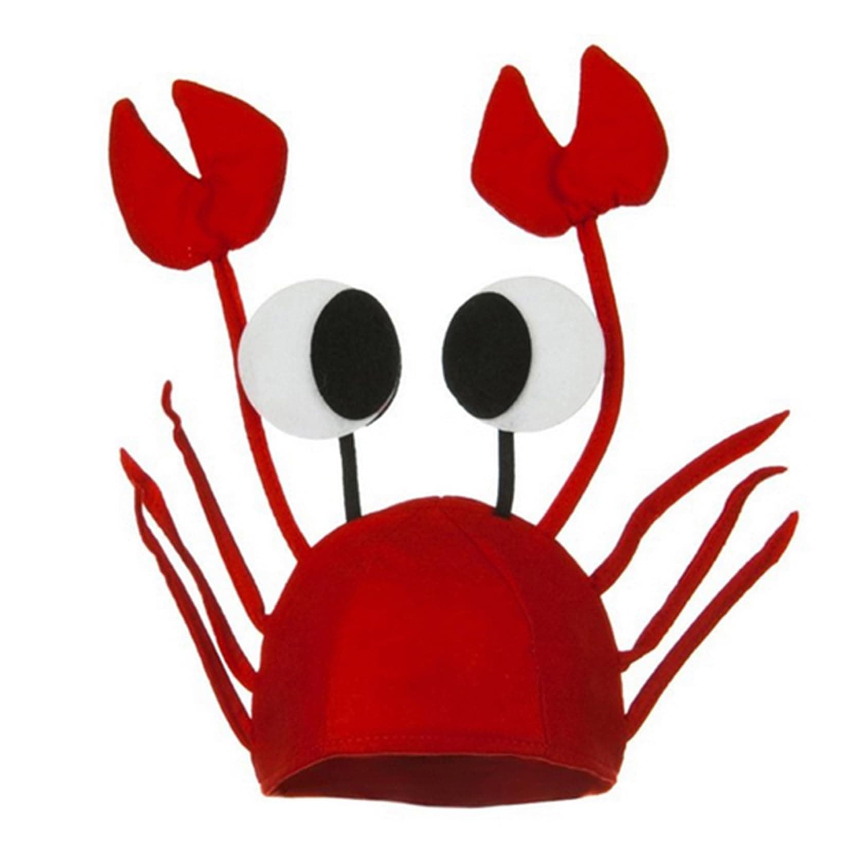 Crab Hat Set- Funny Party Hats Dress Up Crazy Theme Party Roleplay Hats Set Novelty 3D Crab Hat for Unisex