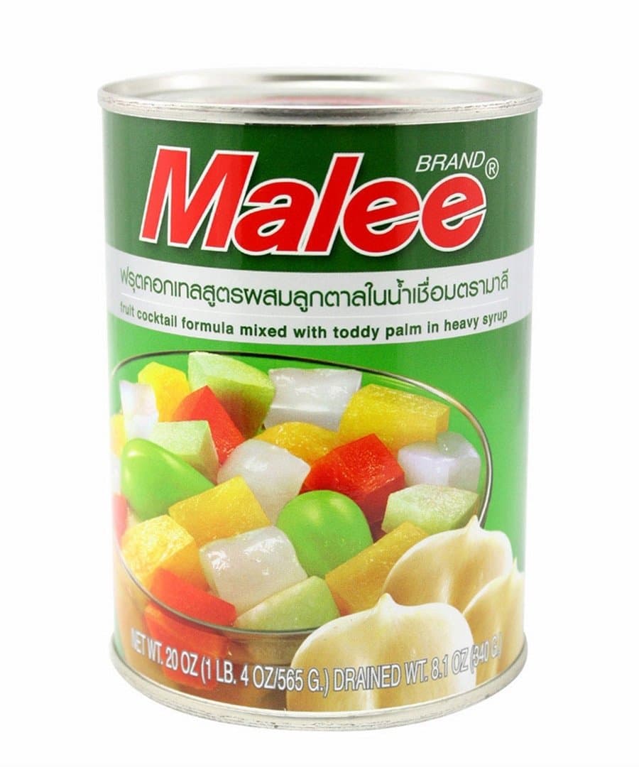 Malee ,Fruit Cocktail Mix with Toddy Palm in Heavy Syrup - 20 Ounces