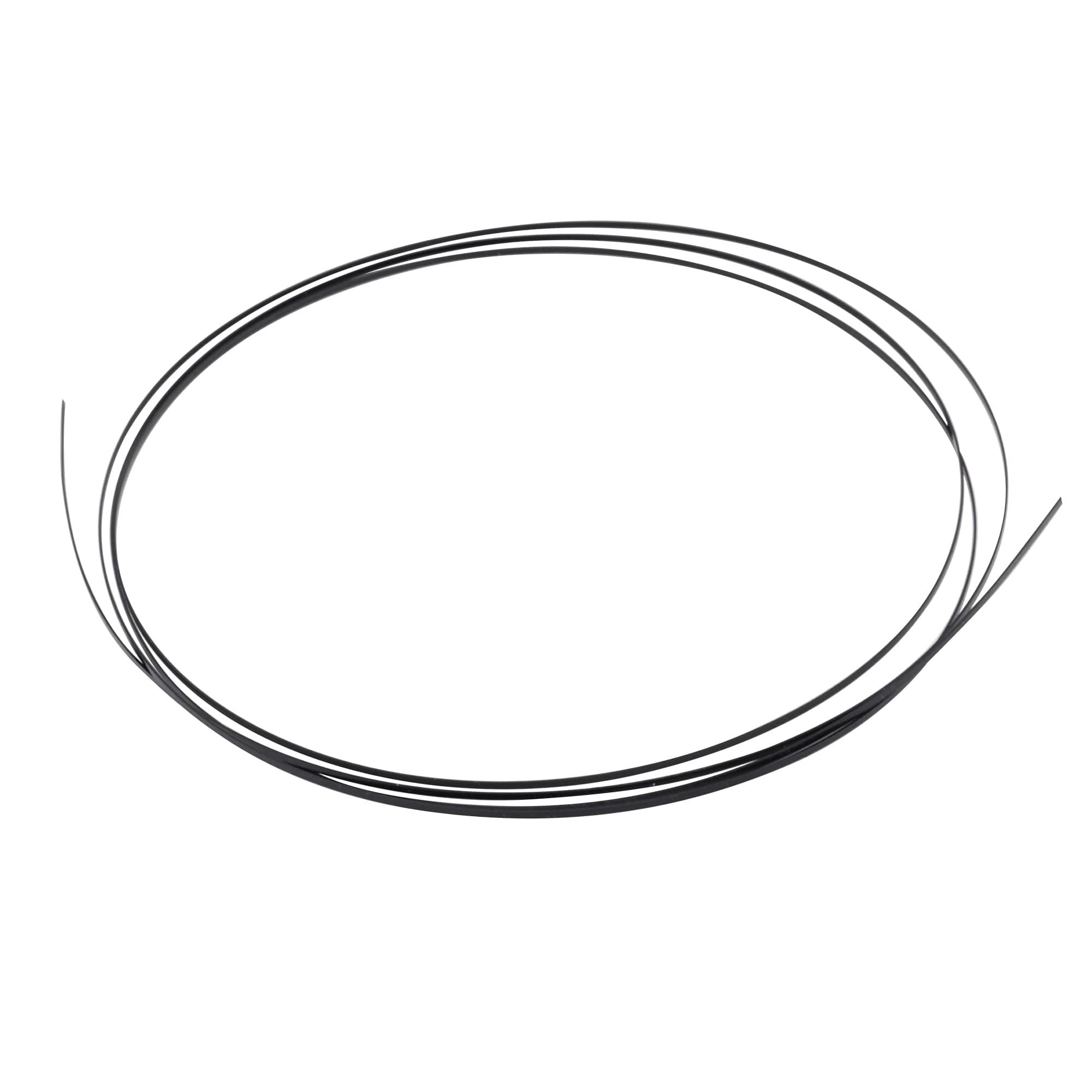 Musiclily 1650x1.5x0.5mm Plastic Binding Purfling Strip for Acoustic Classical Guitar, Black