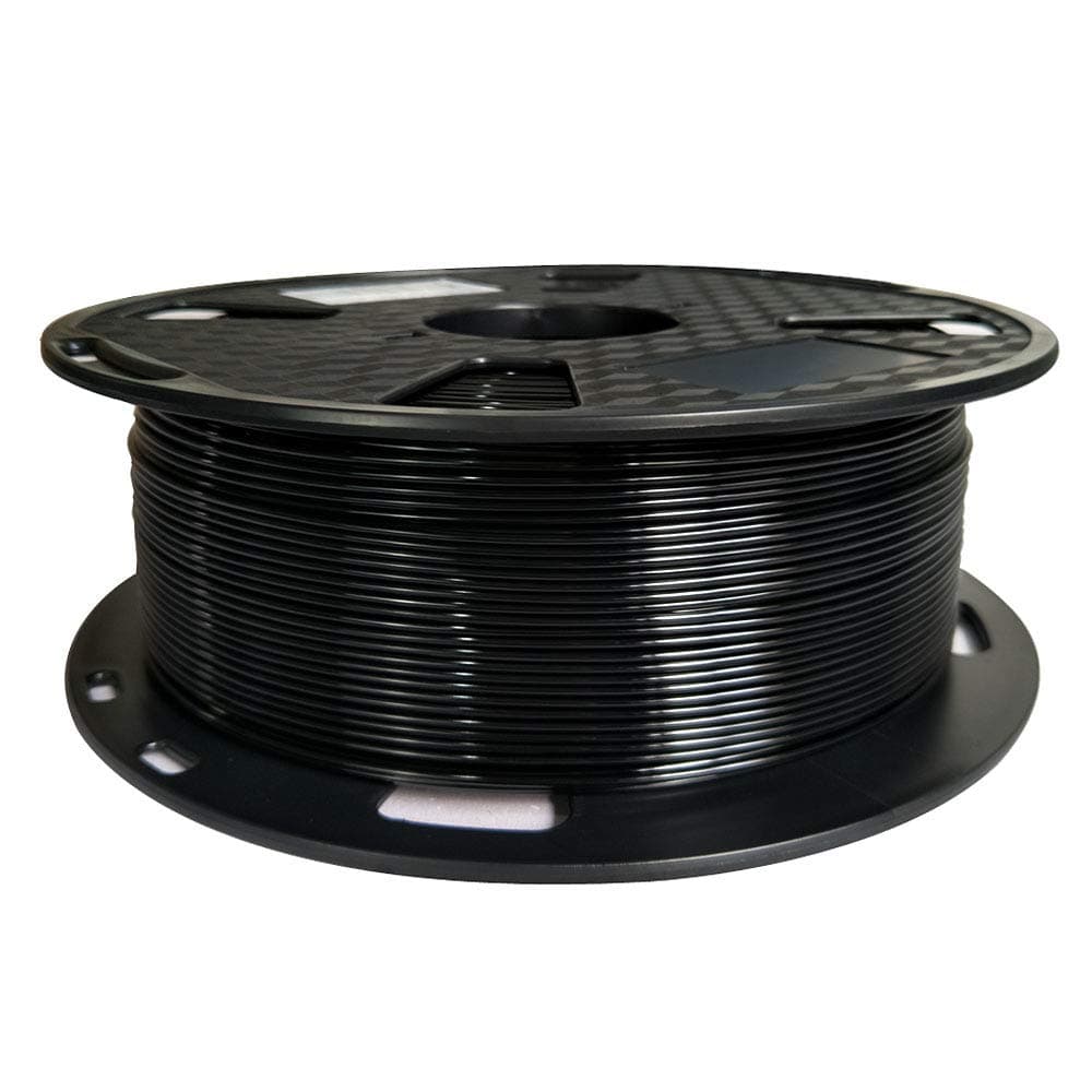 CC3D Easy Print Black PETG Filament 1.75mm 1KG 3D Printing Filament 2.2lbs Spool 3D Printer Material Fit Most FDM Printer Blck Color