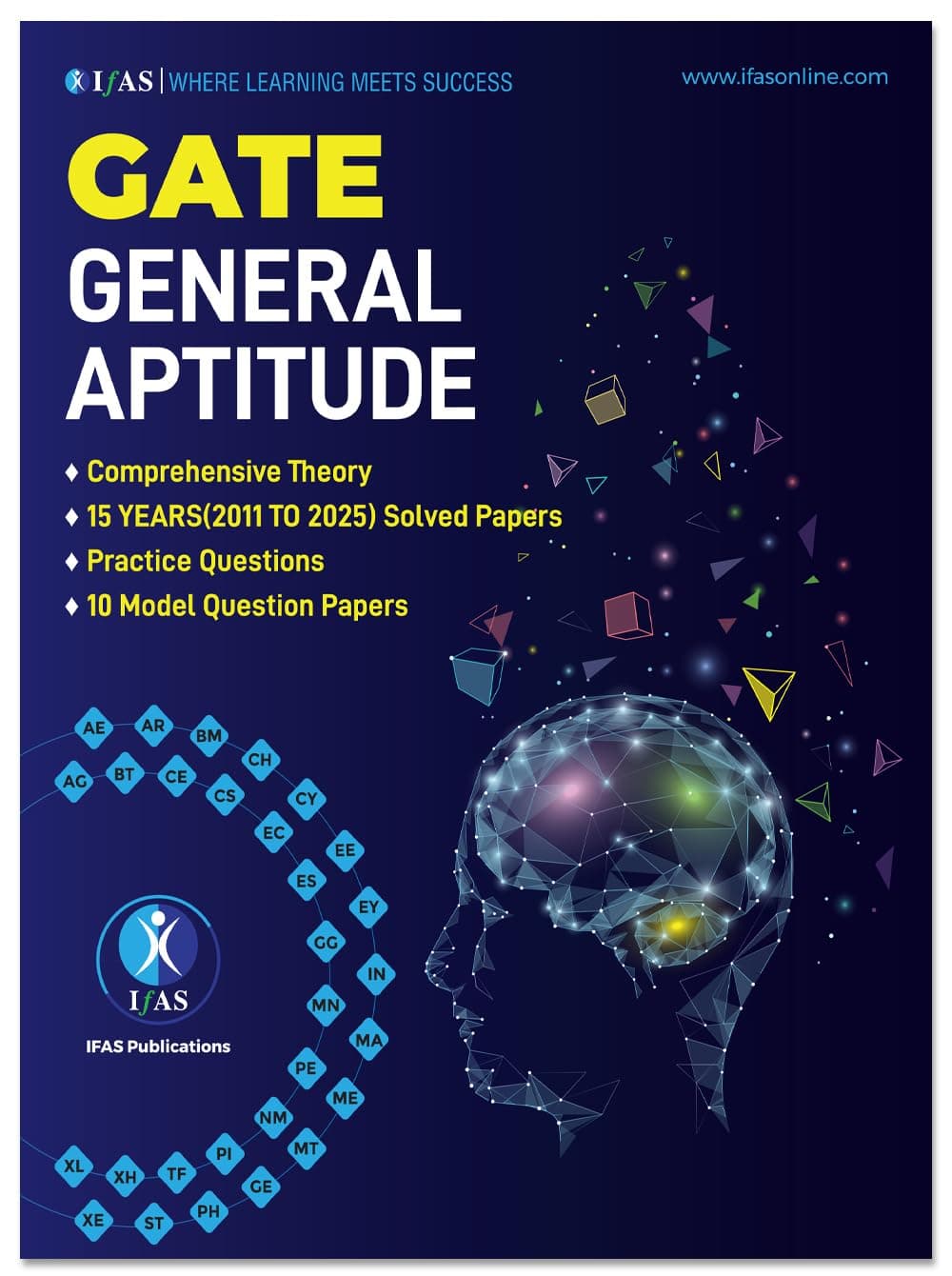 GATE General Aptitude Book 2026 | Previous Year Solved Papers & Comprehensive Theory with Practice Questions | IFAS Publications.