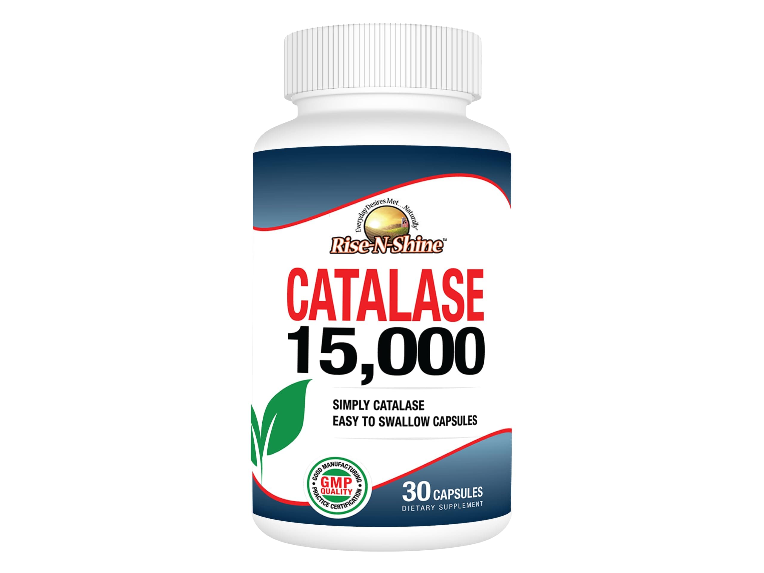 Catalase 15,000 - Pure Catalase Antioxidant Enzyme - Acid Resistant Capsule