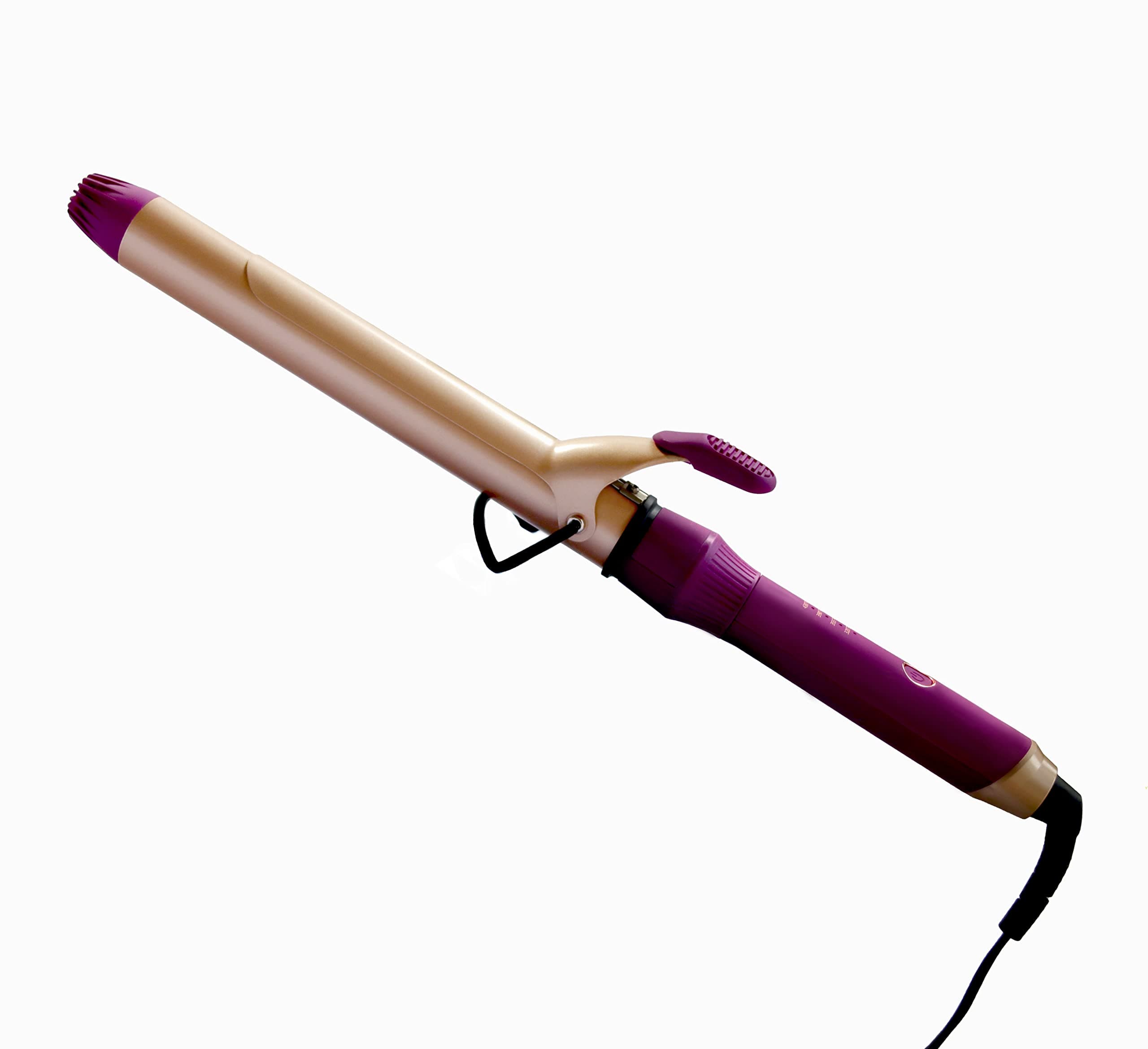 Goddess XL Curling Iron - 9.5" Barrel, 1.25" Ceramic Triple-Plated, Dual Voltage, Multiple Heat Settings for All Hair Types, Longest Lasting Beachy Waves, Perfect for Travel